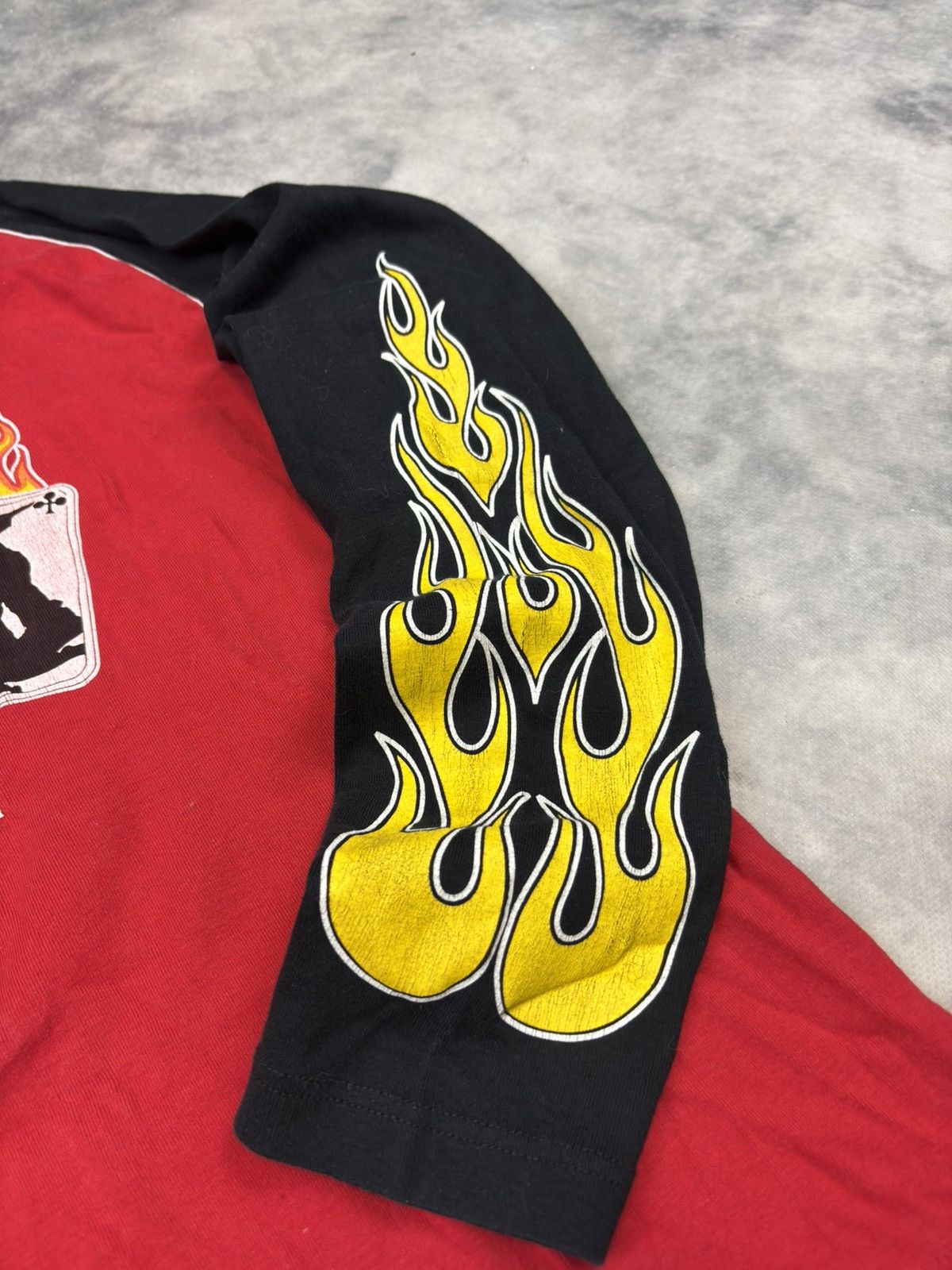 Japanese Brand × Vintage Vintage Skateboard Flame Logo Fishbone Longsleeve tshirt y2k Size US L / EU 52-54 / 3 - 4 Thumbnail