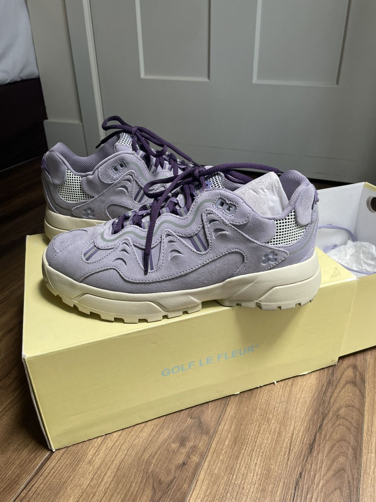 Converse × Golf le Fleur Golf le Fleur x Converse Gianno – Lavender Gray/Off White Size US 8 / EU 41 - 1 Thumbnail