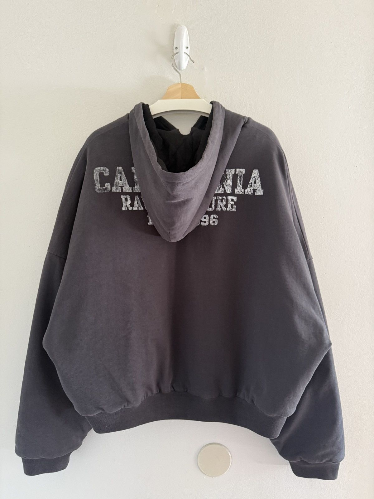 Willy Chavarria JAPAN EXCLUSIVE Rave Culture Lined Padded Bomber Zip Hoodie Size US M / EU 48-50 / 2 - 14 Thumbnail