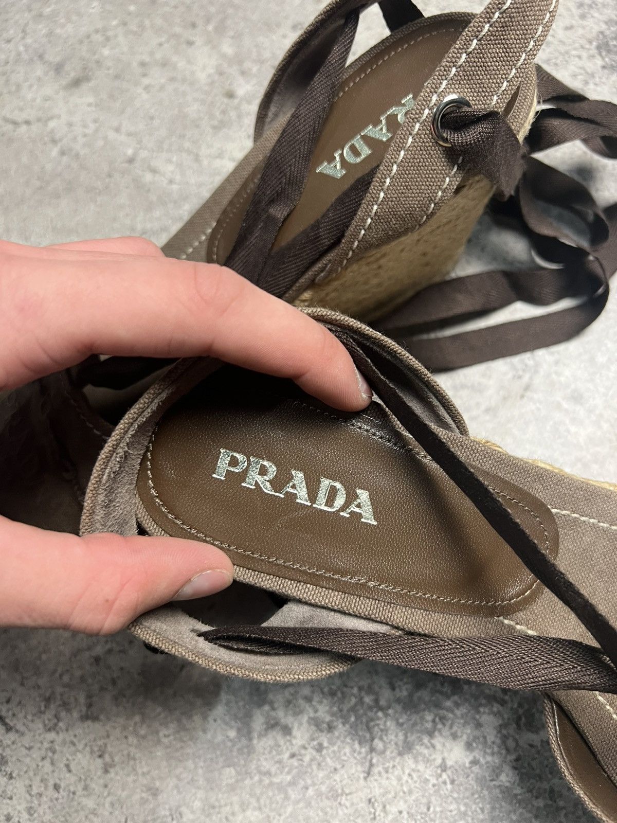 Prada Rare Prada Heels espadrille Size US 10 / IT 40 - 4 Thumbnail