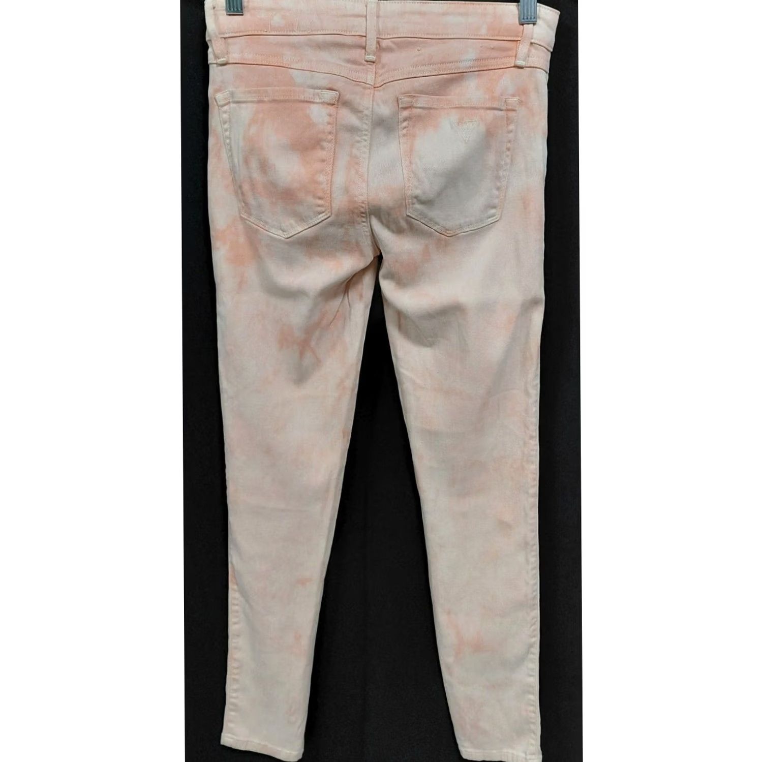Guess GUESS Tie-Dye Skinny Jeans Pink Denim 26 Women Slim Cotton Spandex Regular Ankle Casual Modern Vintage: No, etc. Size 26" / US 2 / IT 38 - 2 Thumbnail