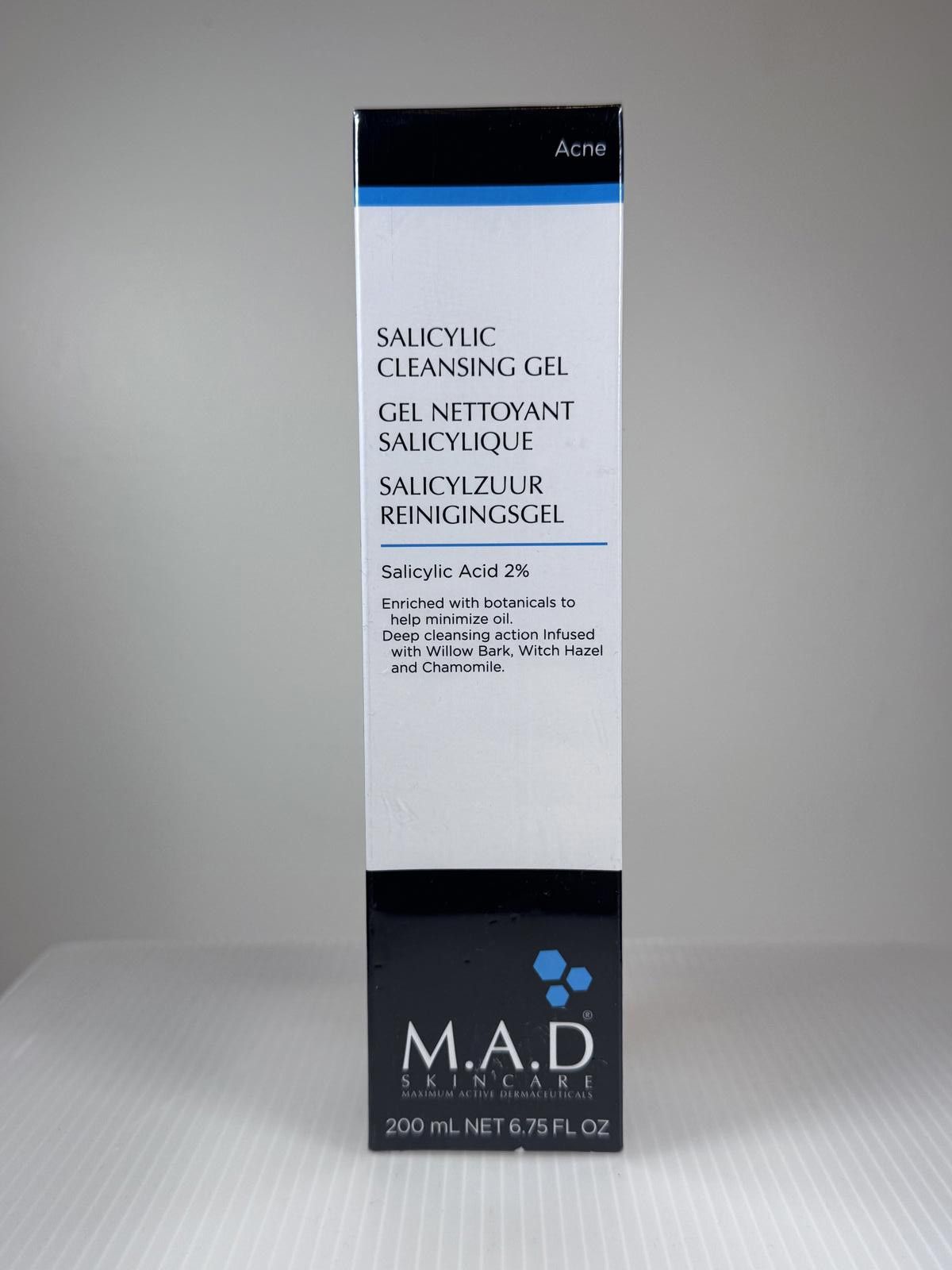 Designer M.A.D Skincare Salicylic Cleansing Gel - 200 mL Size ONE SIZE - 1 Thumbnail