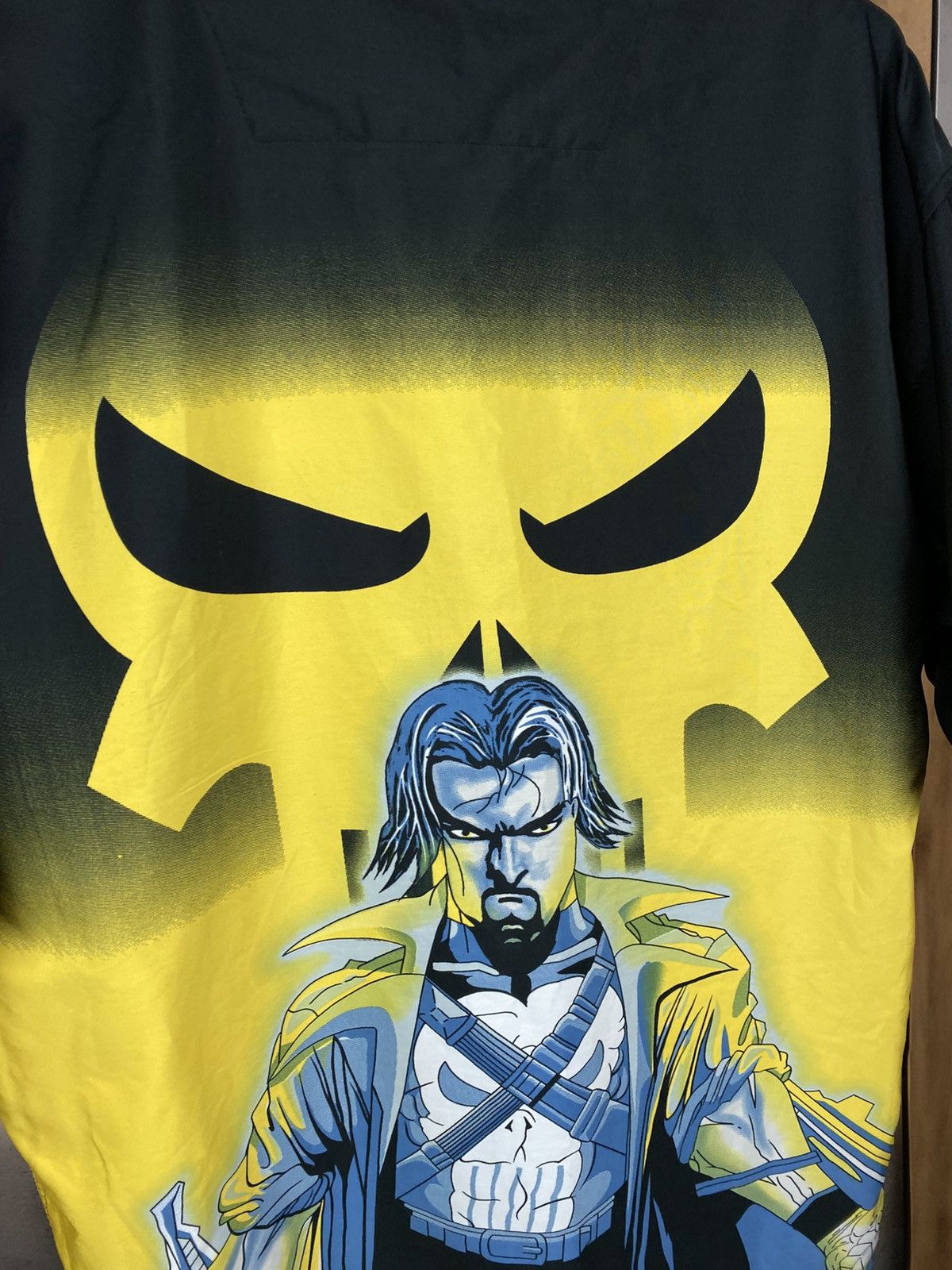 DC Comics 💀Vintage Shirt Short Sleeve Dognose The Punisher Overprint💀 Size US XL / EU 56 / 4 - 7 Thumbnail