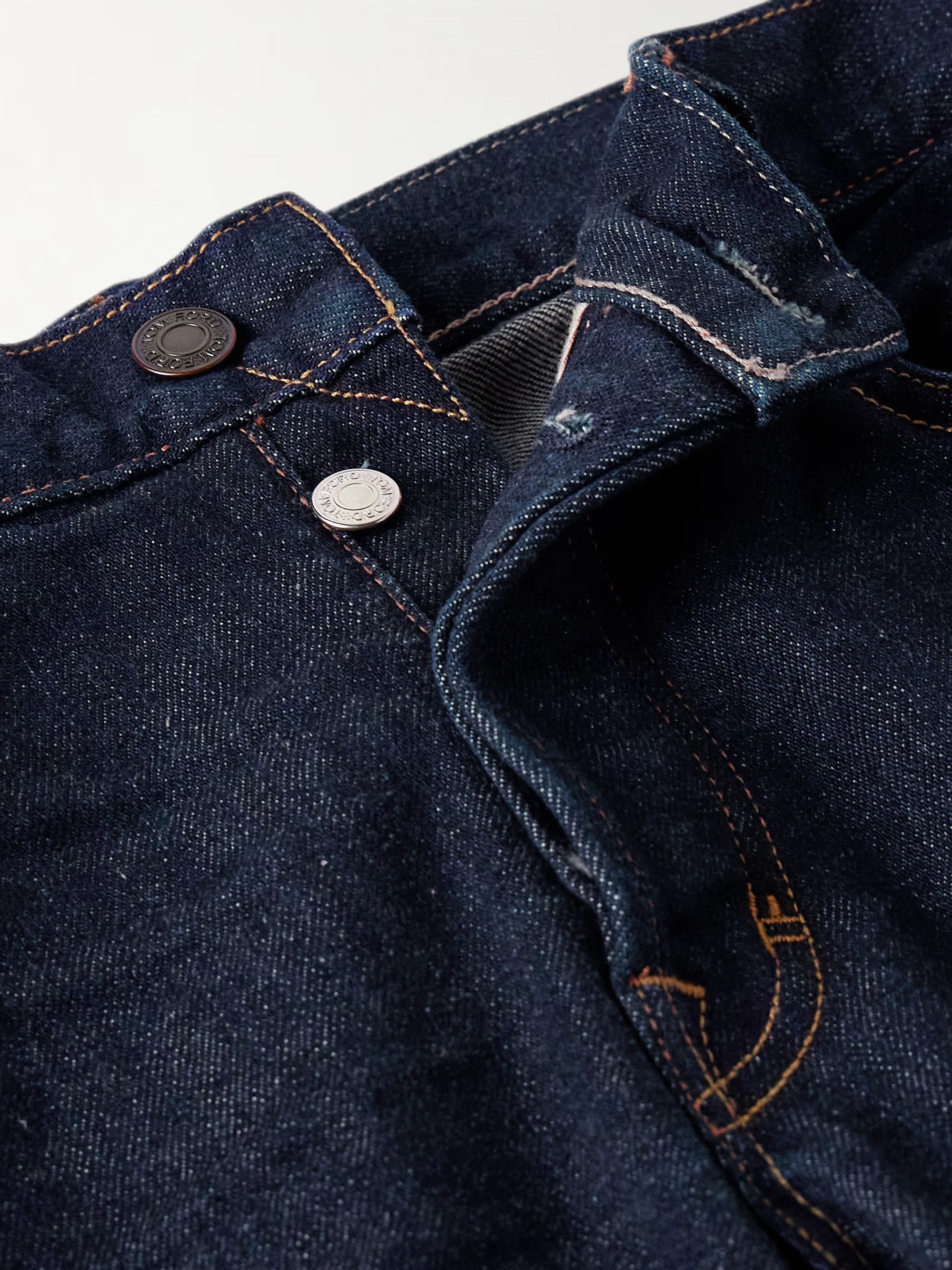 Tom Ford TOM FORD INDIGO RINSE STRETCH SLIM FIT DENIM SIZE 32 Size US 32 / EU 48 - 4 Thumbnail