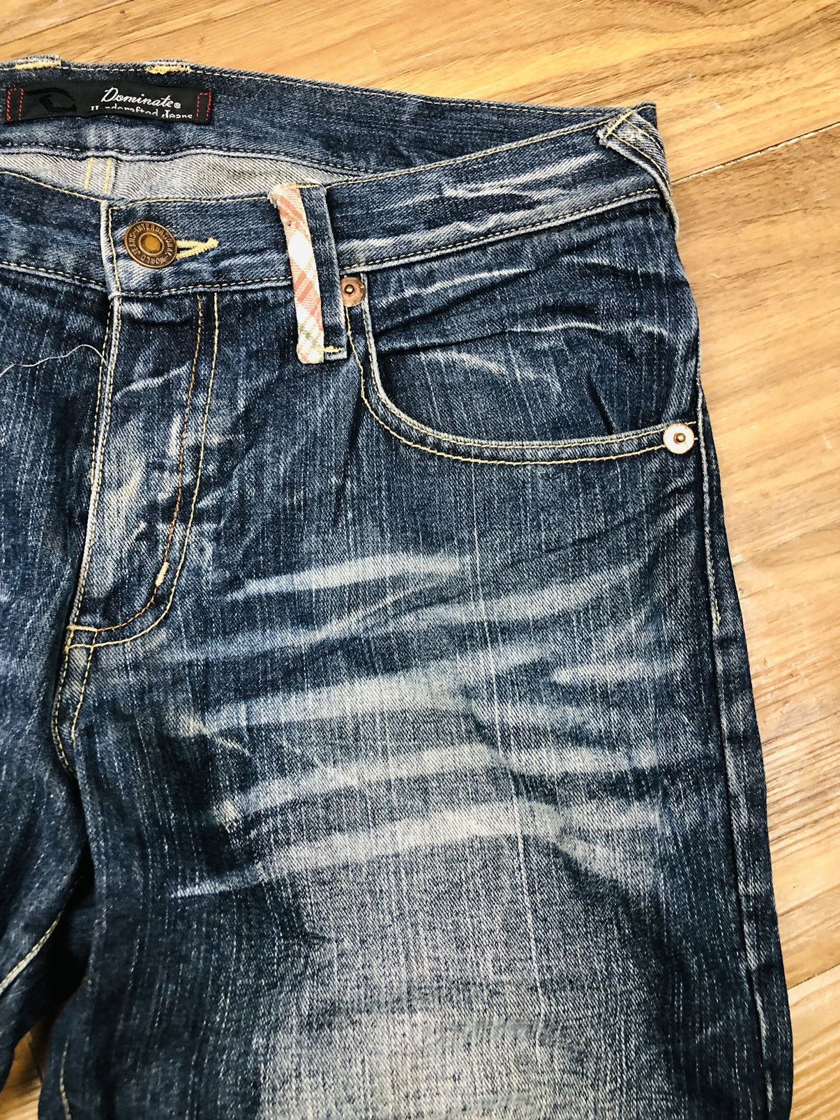 Japanese Brand Dominate Handcrafted Jeans (33) Size US 32 / EU 48 - 6 Thumbnail