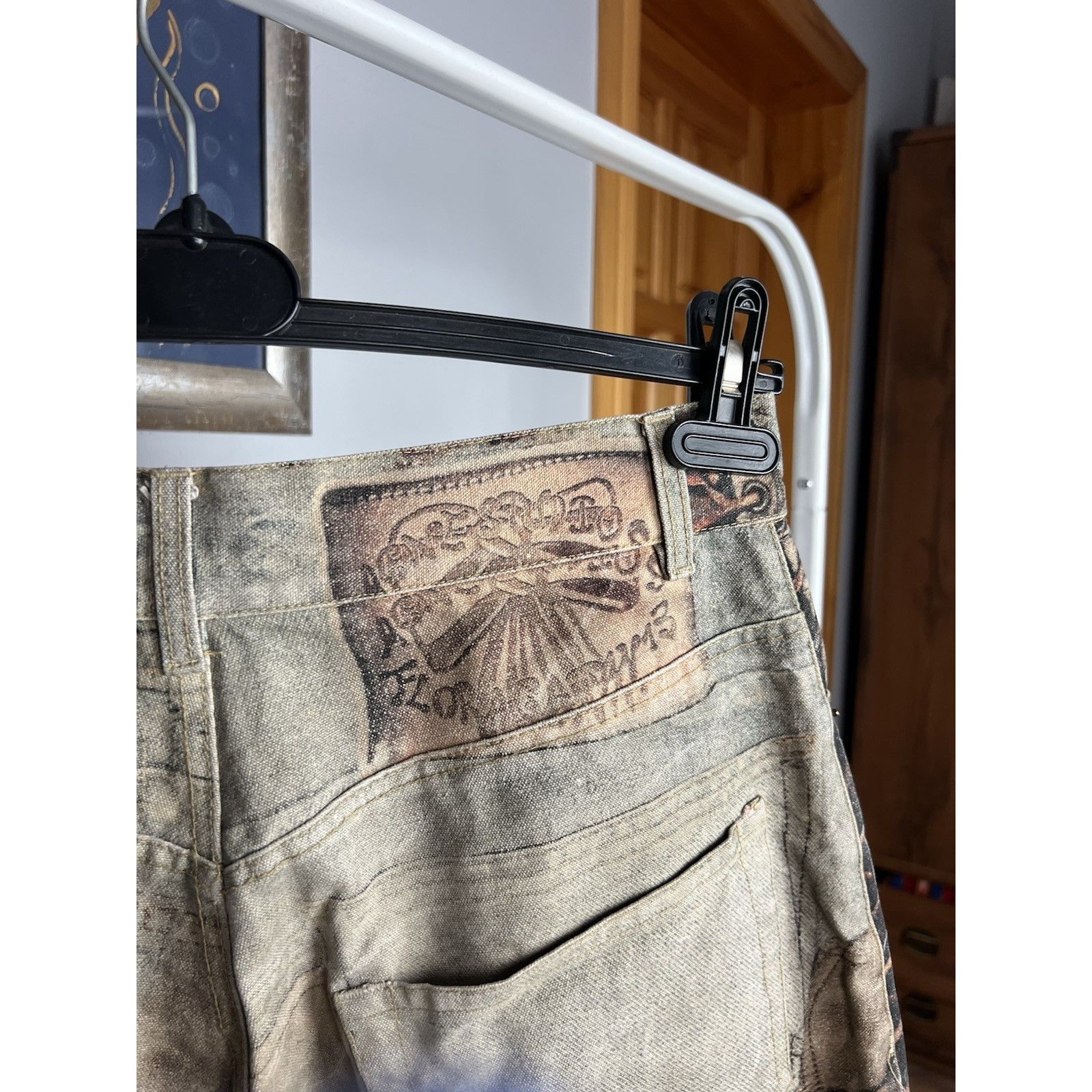 Acne Studios RARE! Acne Studios 3D Printed Patchwork Denim Baggy Loose Je Size US 32 / EU 48 - 8 Thumbnail
