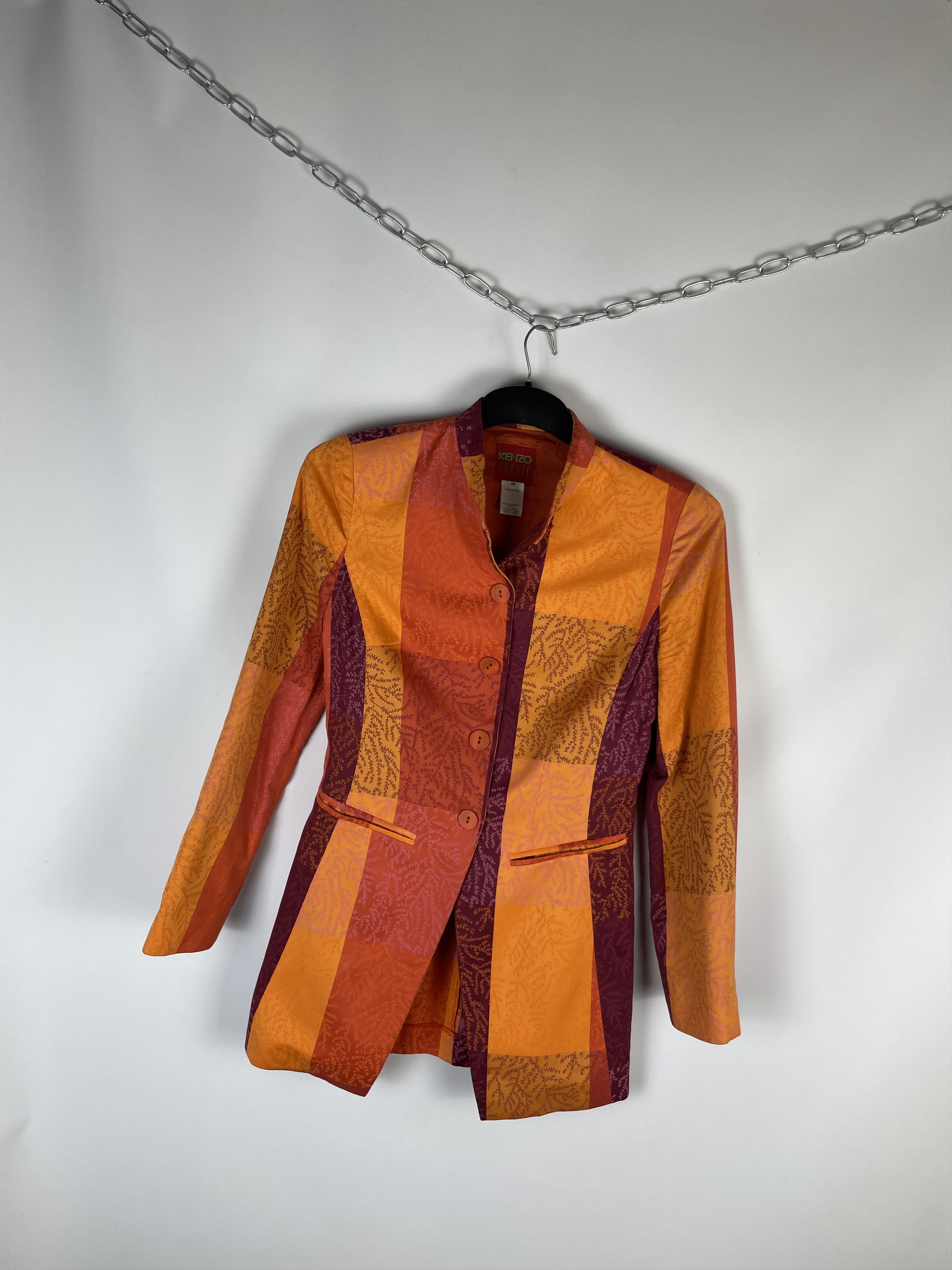 Japanese Brand Kenzo Jungle Blazer Jacket Size S / US 4 / IT 40 - 2 Thumbnail