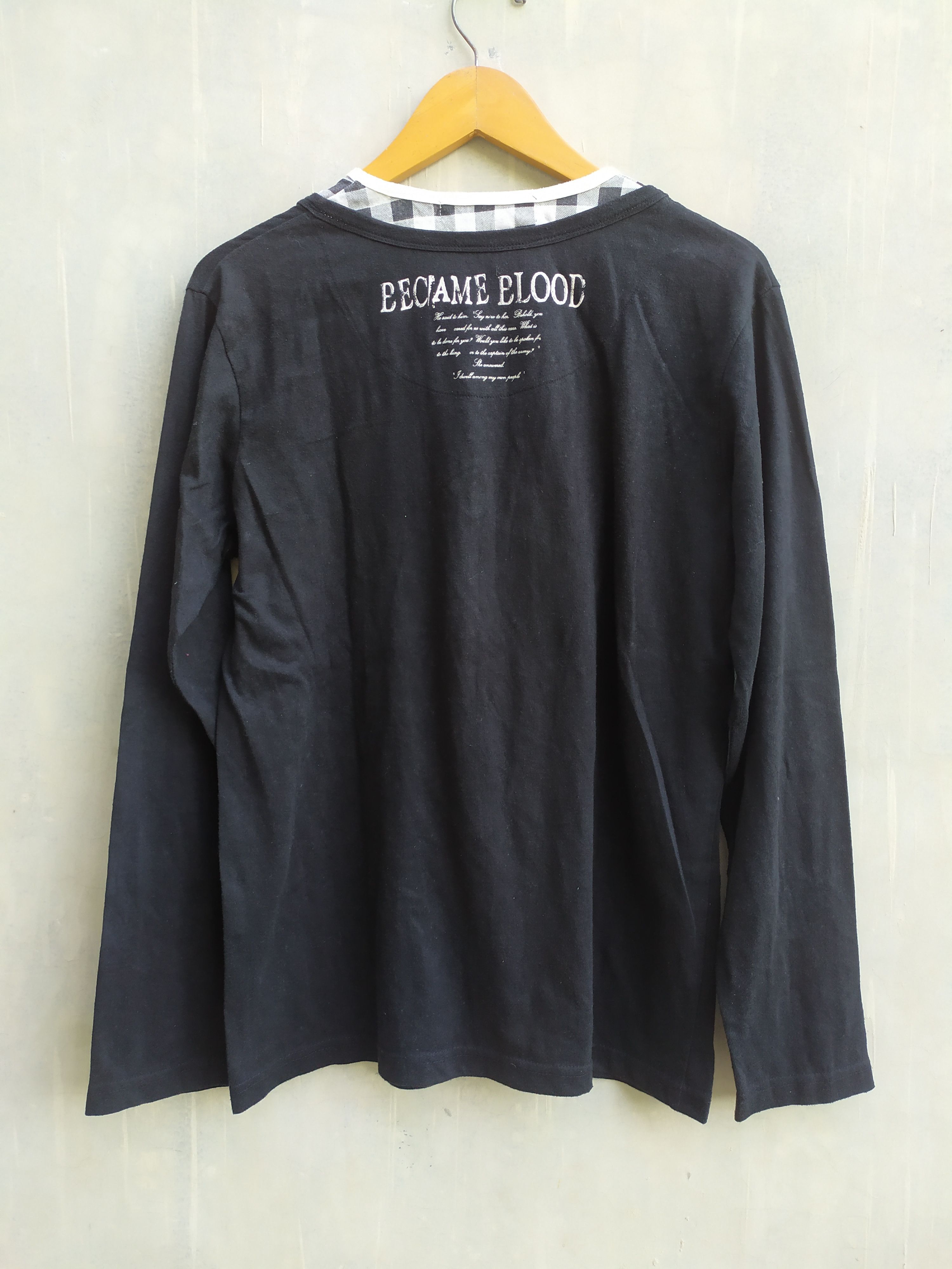 Japanese Brand Under Level Poem Long Sleeve Japanese Brand Size US L / EU 52-54 / 3 - 7 Thumbnail