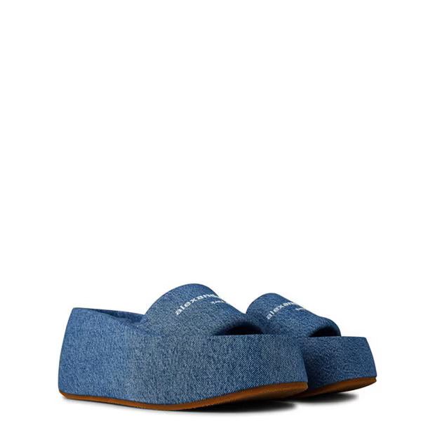 Alexander Wang o1g2r1mq0824 Taji Pltfrm Sandals in Blue Size US 10 / IT 40 - 3 Thumbnail