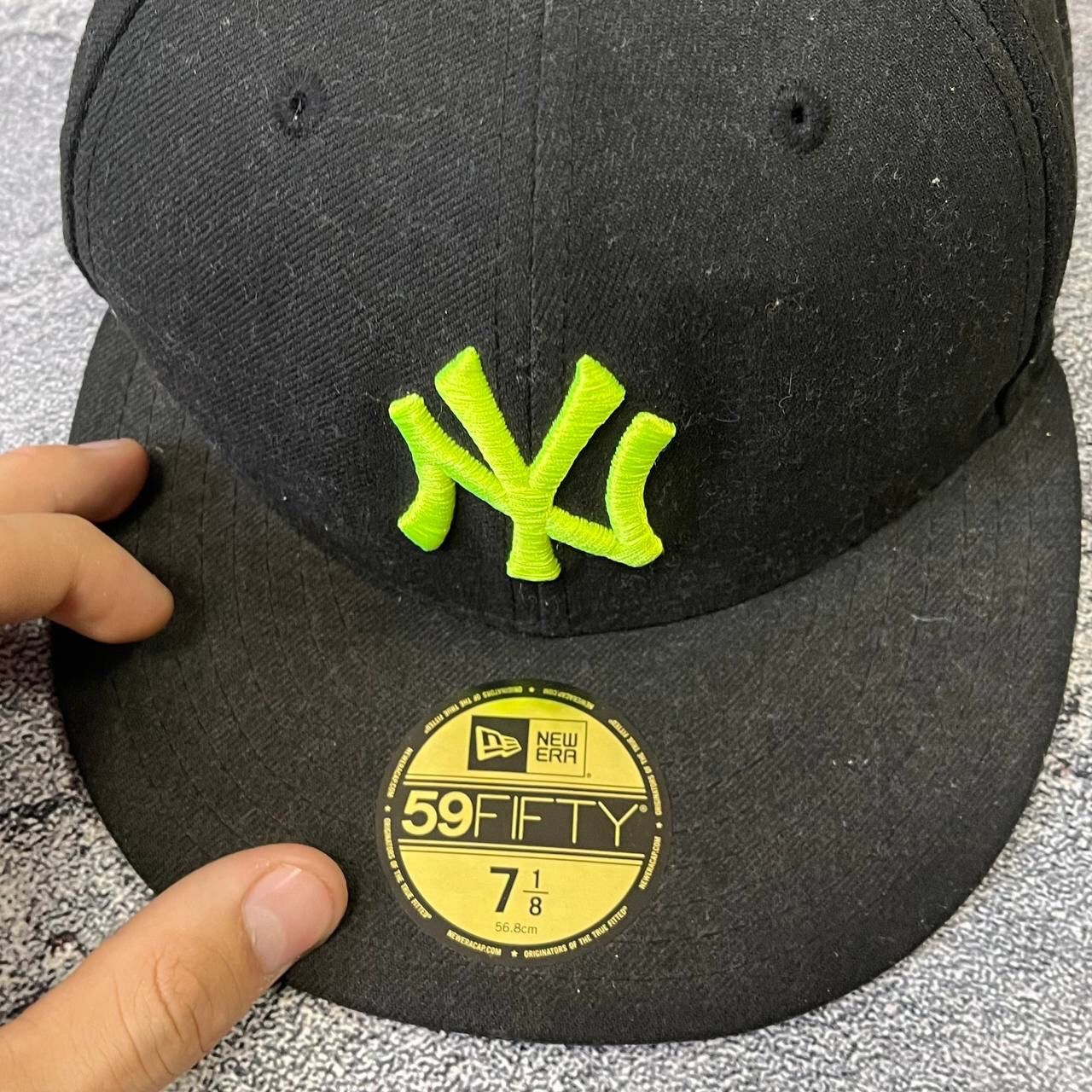 New Era Vintage New Era New York Yamlees Neon Logo League Essential Size ONE SIZE - 8 Thumbnail