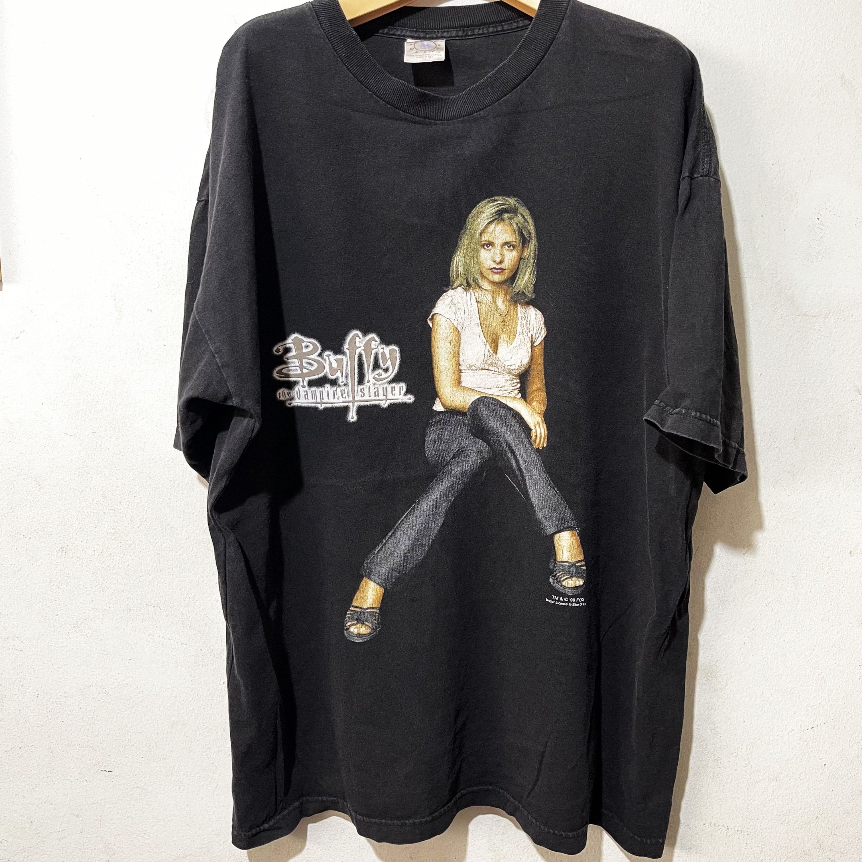 Sci-Fi Fantasy × Vintage Vintage 1999 Buffy the Vampire Slayer Shirt Size US XL / EU 56 / 4 - 1 Thumbnail