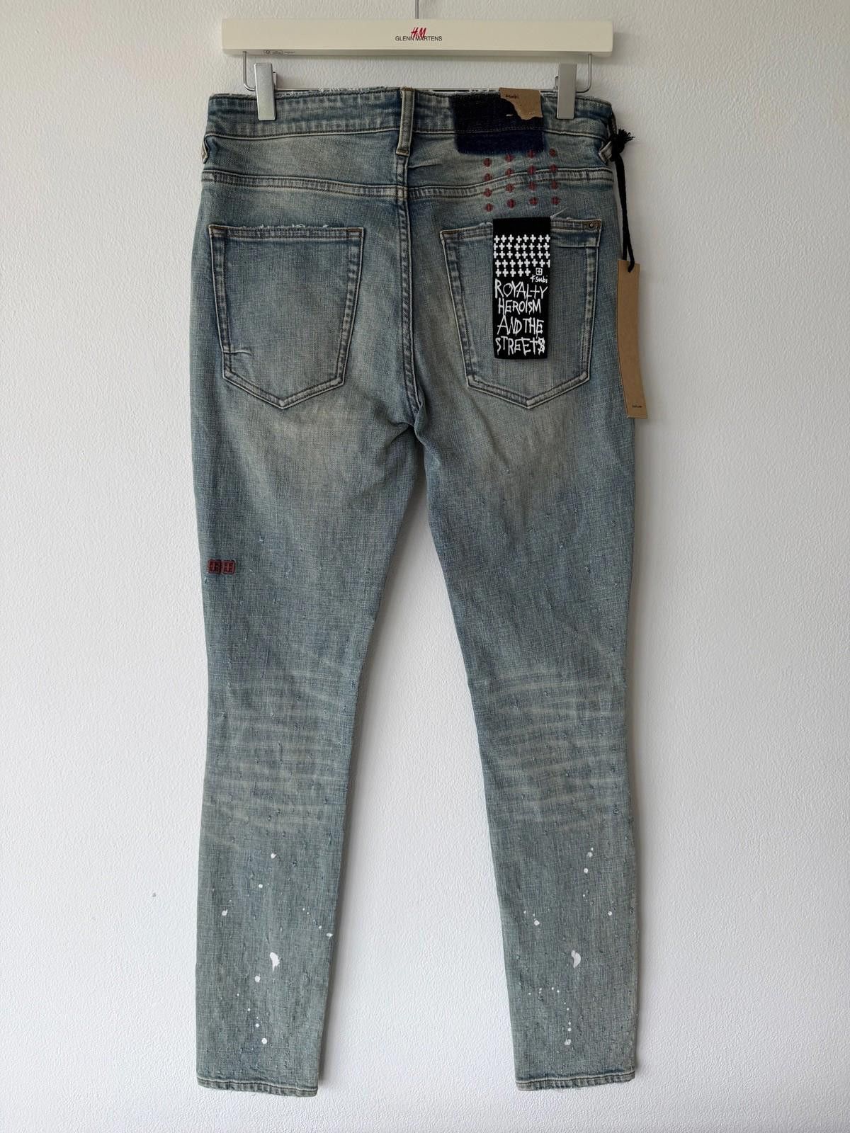 Ksubi new Ksubi mens jeans van winkle splatter distress blue 32 Size US 32 / EU 48 - 5 Thumbnail