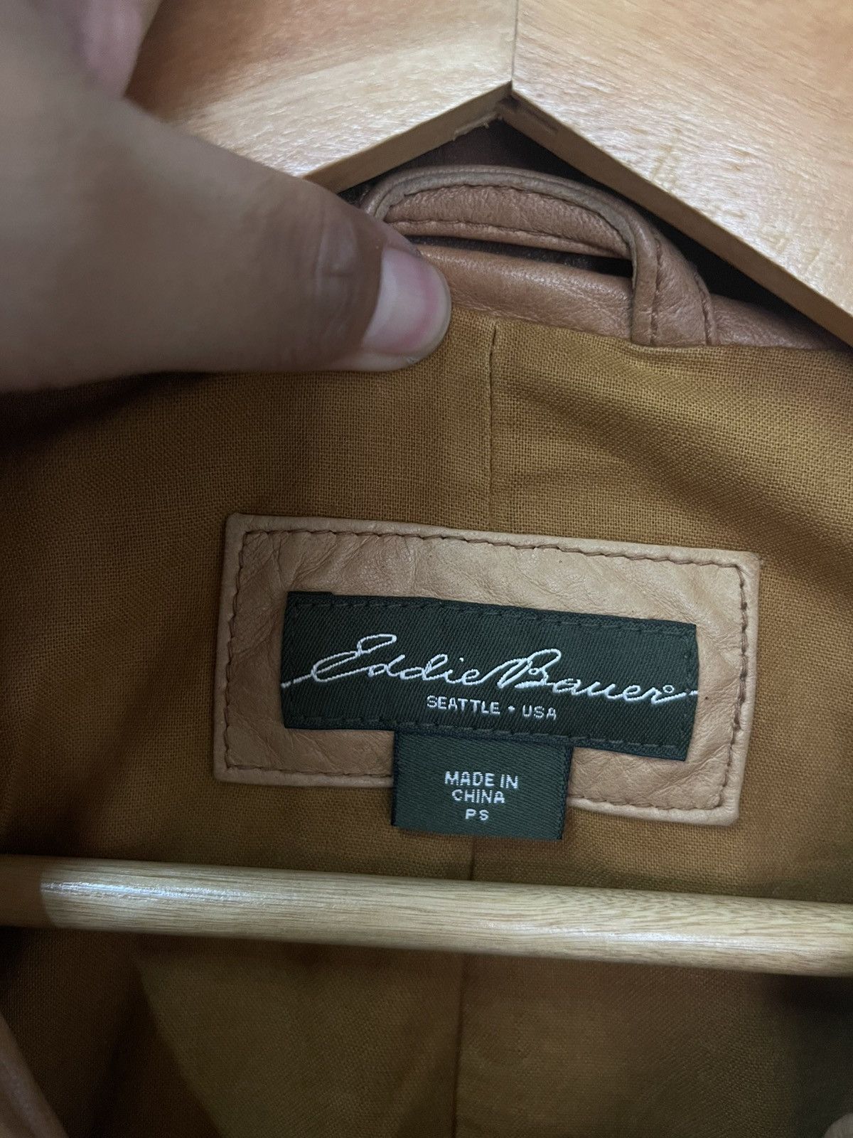 Eddie Bauer VINTAGE EDDIE BAUER LEATHER JACKET Size US S / EU 44-46 / 1 - 3 Thumbnail