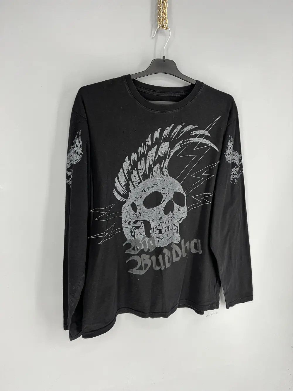Band Tees Buddha Skulls Vintage Long Sleeve Shirt Size XL Size US XL / EU 56 / 4 - 3 Thumbnail