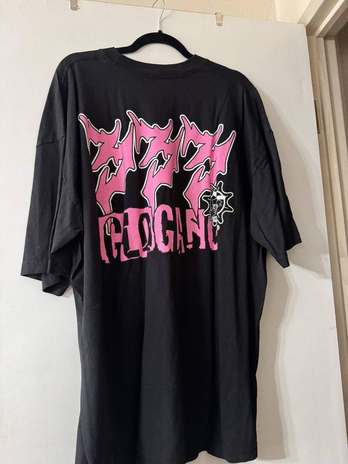 Half Evil Black Half Evil 333 Glo Gang T-Shirt with Pink Logo. Size US XXL / EU 58 / 5 - 3 Thumbnail