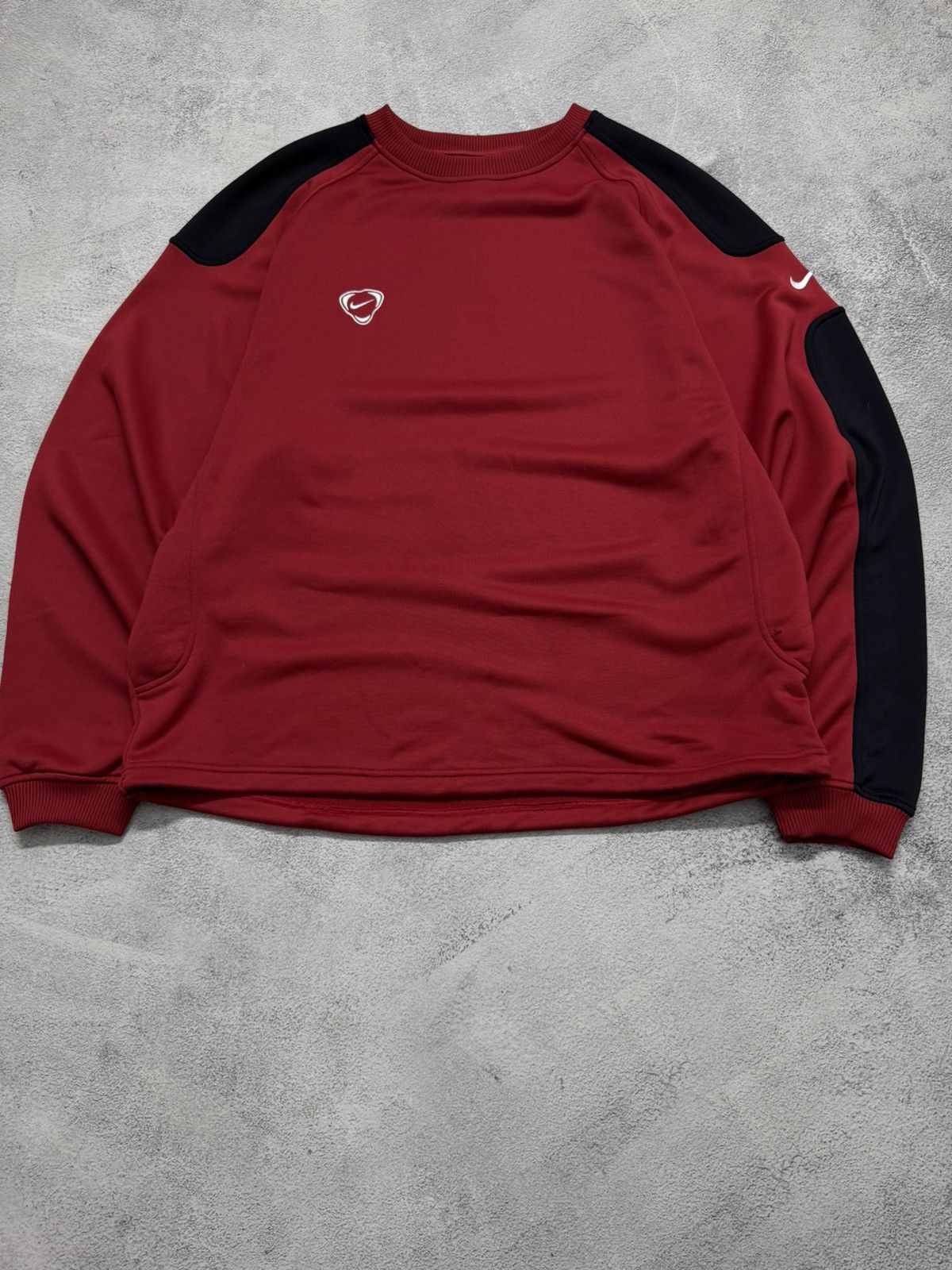 Nike Vintage Y2k Nike Mini Swoosh Sweatshirt 90’s Size US XL / EU 56 / 4 - 7 Thumbnail