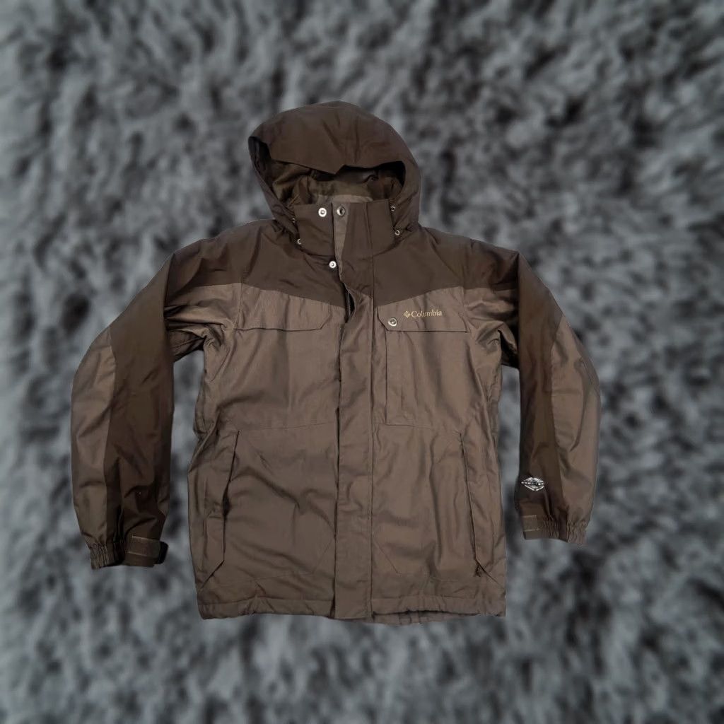Logo 7 VINTAGE Columbia Timberline Jacket Brown Logo Zip Windbreaker Outdoor Mens M Brown 90s Era Size US M / EU 48-50 / 2 - 1 Thumbnail