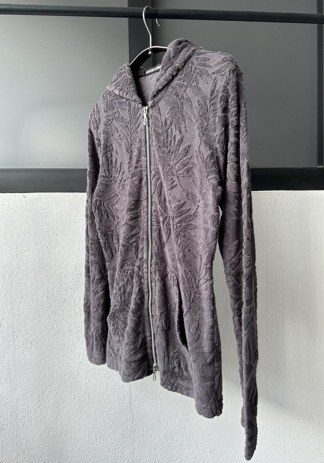 5351 POUR LES HOMMES 5351 Pour Les Hommes embossed fleece zipper hoodie Size US M / EU 48-50 / 2 - 11 Thumbnail
