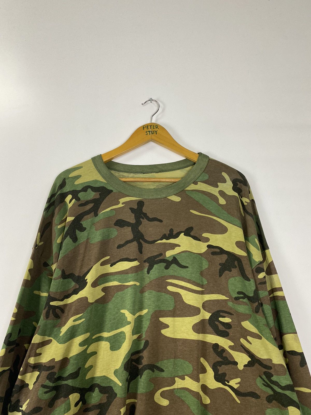 Vintage Vintage Army Long Sleeve Shirt Size US XL / EU 56 / 4 - 5 Thumbnail