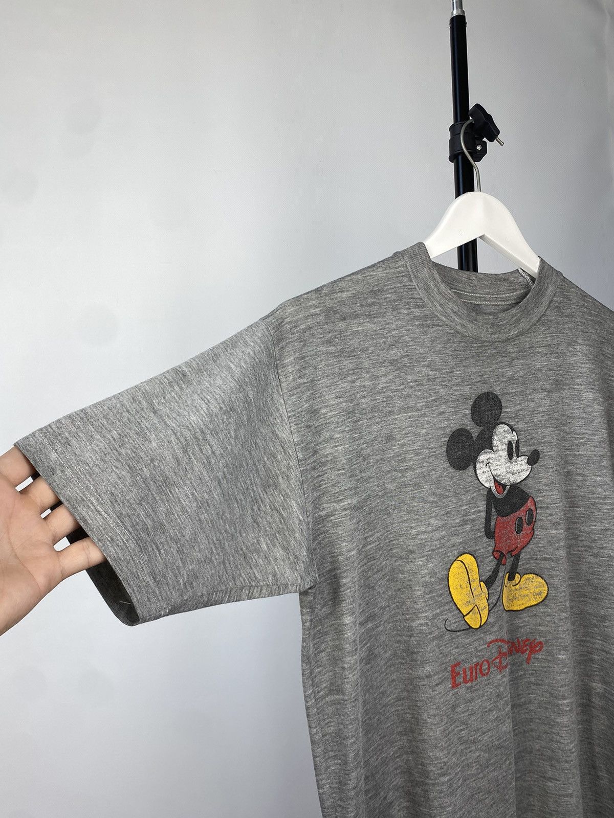 Disney × Vintage Vntg Euro Disney Mickey Mouse Cartoon NumberNine style Tee Size US S / EU 44-46 / 1 - 4 Thumbnail