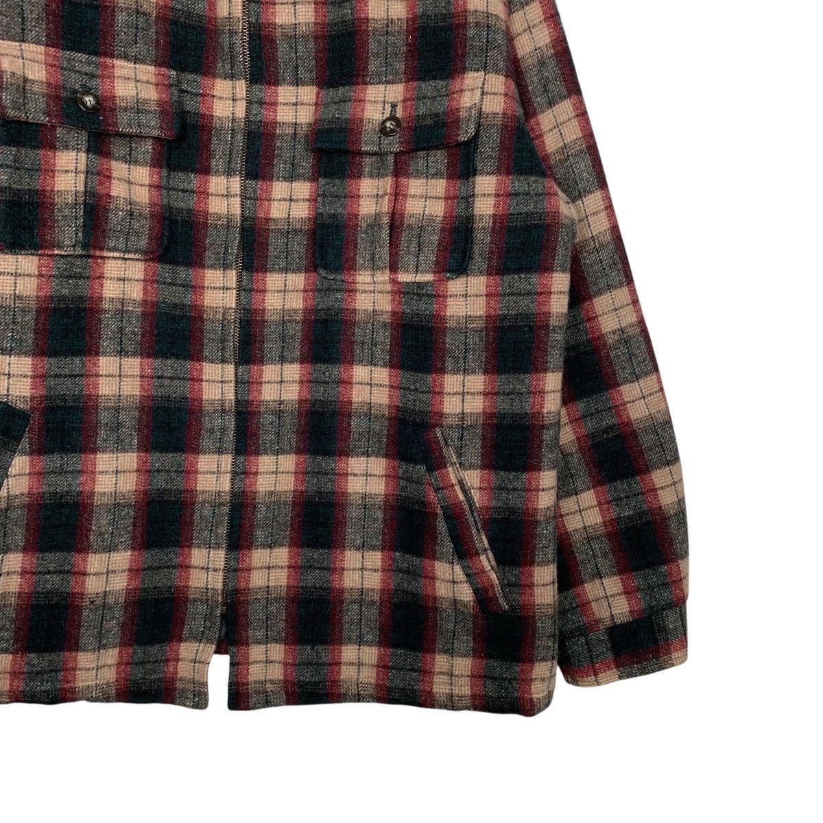 Japanese Brand Vintage Kentucky Cardinal Tartan Wool Jacket Size US L / EU 52-54 / 3 - 4 Thumbnail