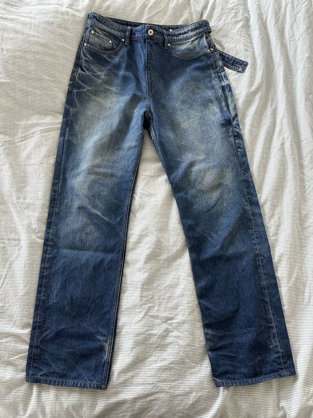 Y/Project Y/Project Lazy layered straight leg denim Size US 34 / EU 50 - 4 Thumbnail