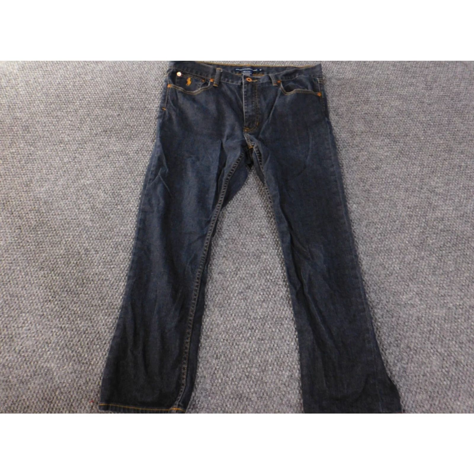 Polo Ralph Lauren Ralph Lauren Sport Jeans Womens Size 31 Blue Straight Denim Tight Fit 25in Inseam Comfort Zipper Regular Rise: N/A–ask if needed Size 24" / US 00 / IT 34 - 2 Thumbnail