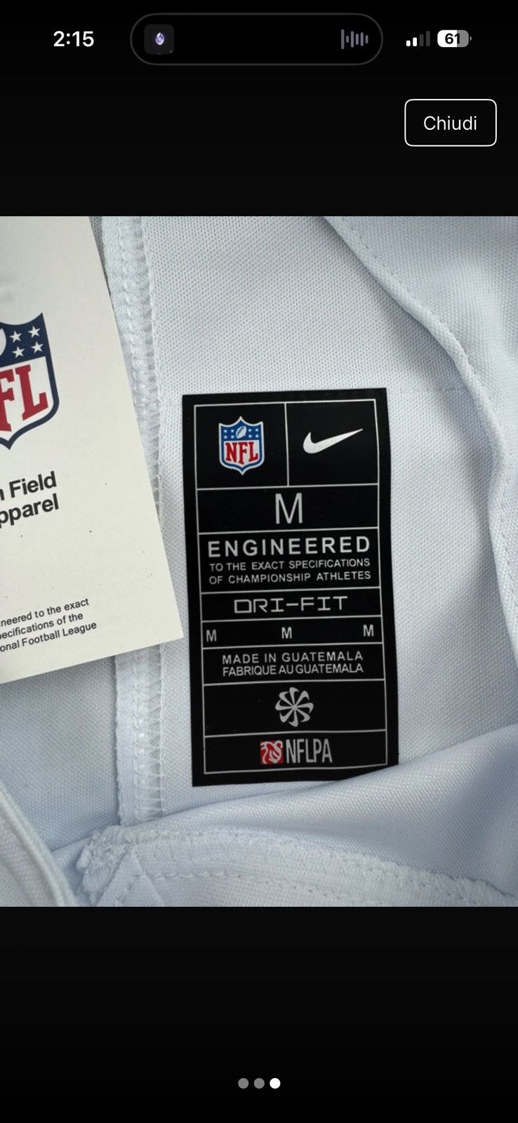 NFL Jersey New York Jets Quinnen Williams #95 Size US M / EU 48-50 / 2 - 3 Thumbnail