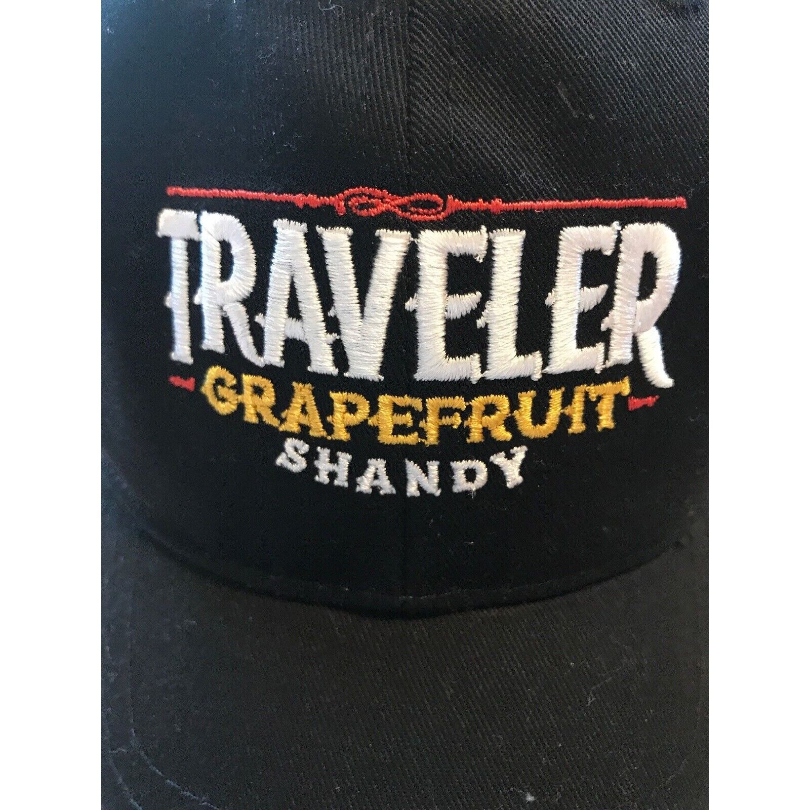 Other Black Traveler Grapefruit Shandy Craft Beer Trucker Hat Adju Size ONE SIZE - 2 Thumbnail
