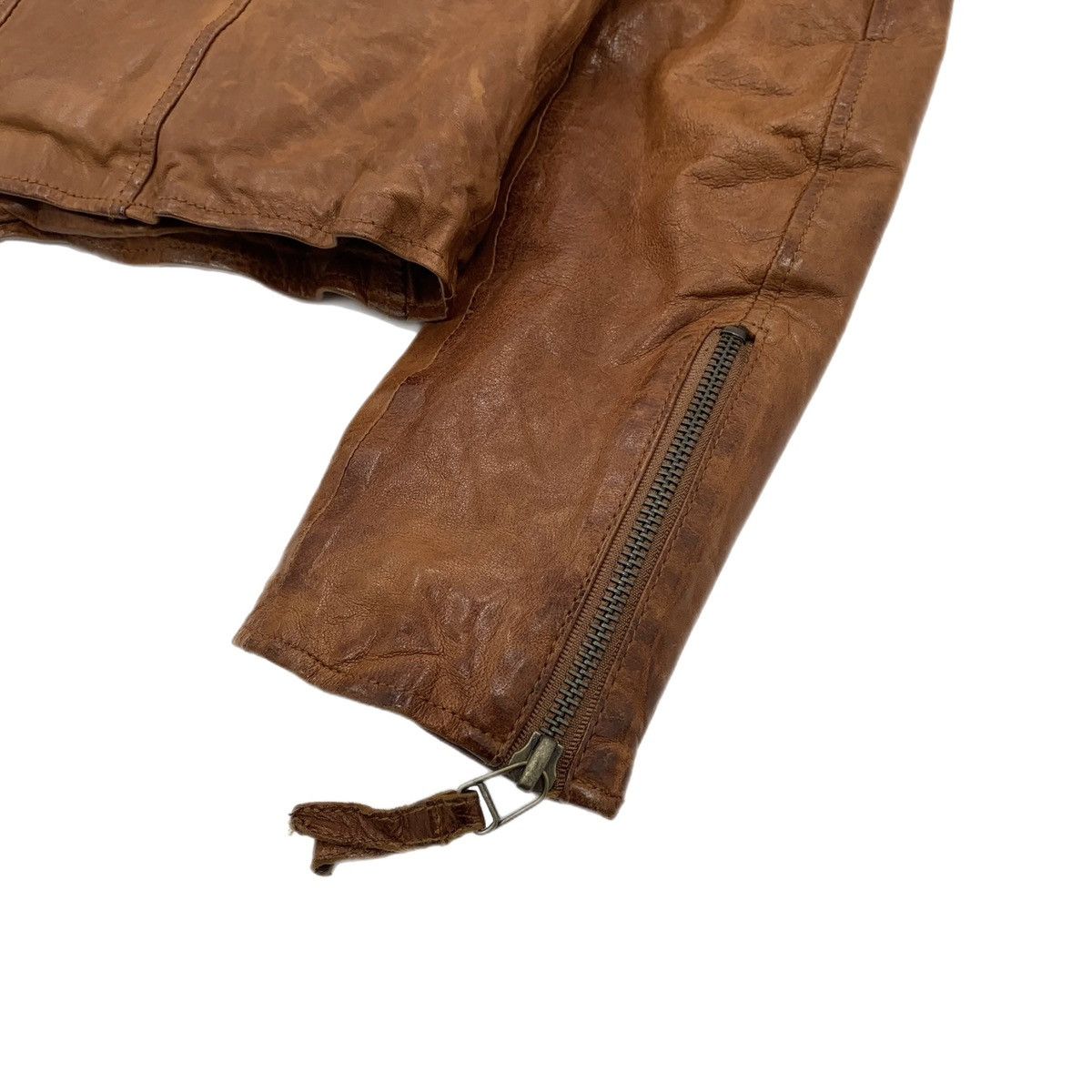 GOA GOA Leather Jacket w/ Fur Size US XS / EU 42 / 0 - 4 Thumbnail