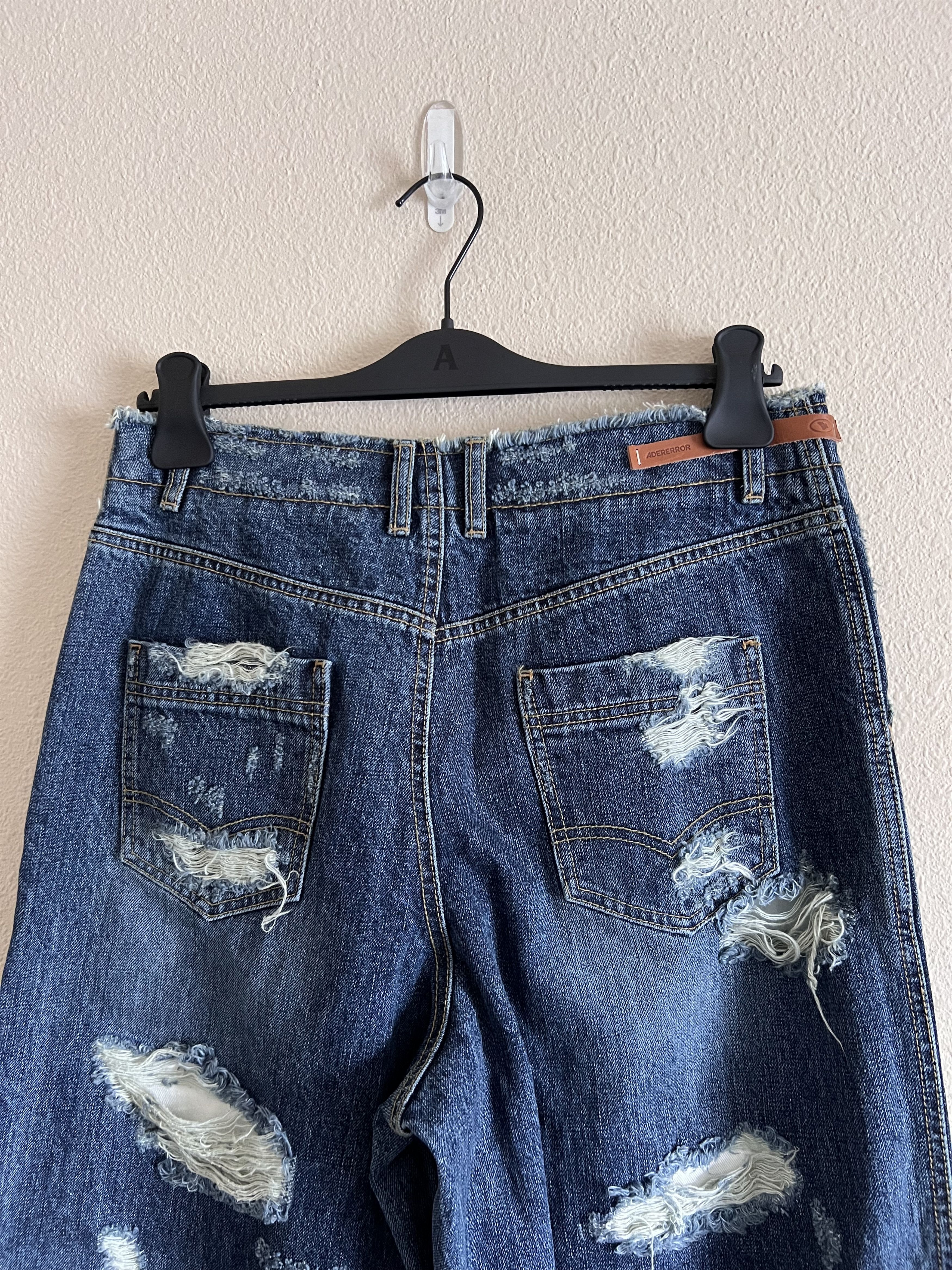Ader Error Ader Error Blue Distressed Jeans Size US 32 / EU 48 - 7 Thumbnail
