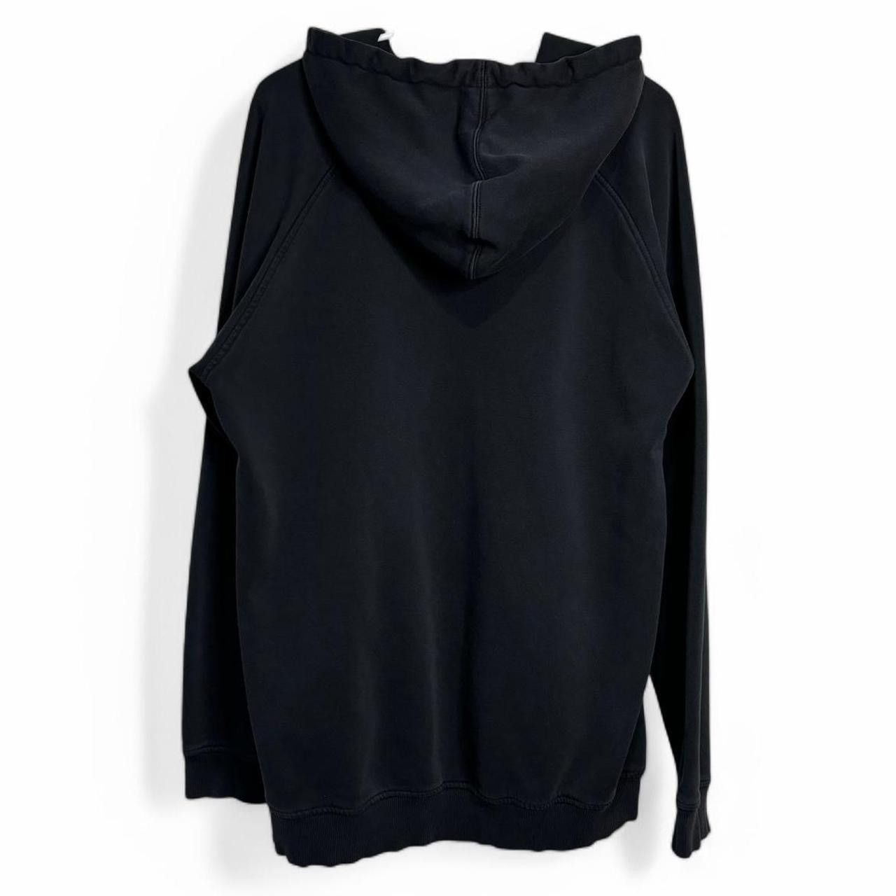 Adidas Vintage Style Adidas Oversize Faded Black Front Logo Hoodie Size US XXL / EU 58 / 5 - 5 Thumbnail