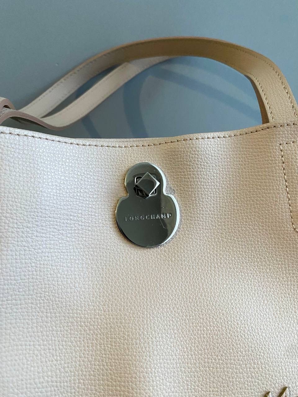 Longchamp Longchamp Shop It Tote Leather Light Pink Hand Bag Size ONE SIZE - 4 Thumbnail