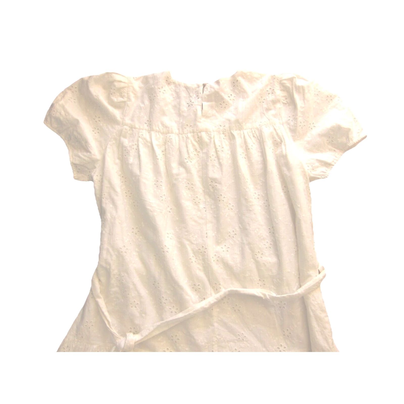 Vintage VINTAGE NWT Alex Marie Thaliana Eyelet White Cotton Floral Cottage Smock Dress 16 Size XXL / US 16-18 / IT 52-54 - 5 Thumbnail