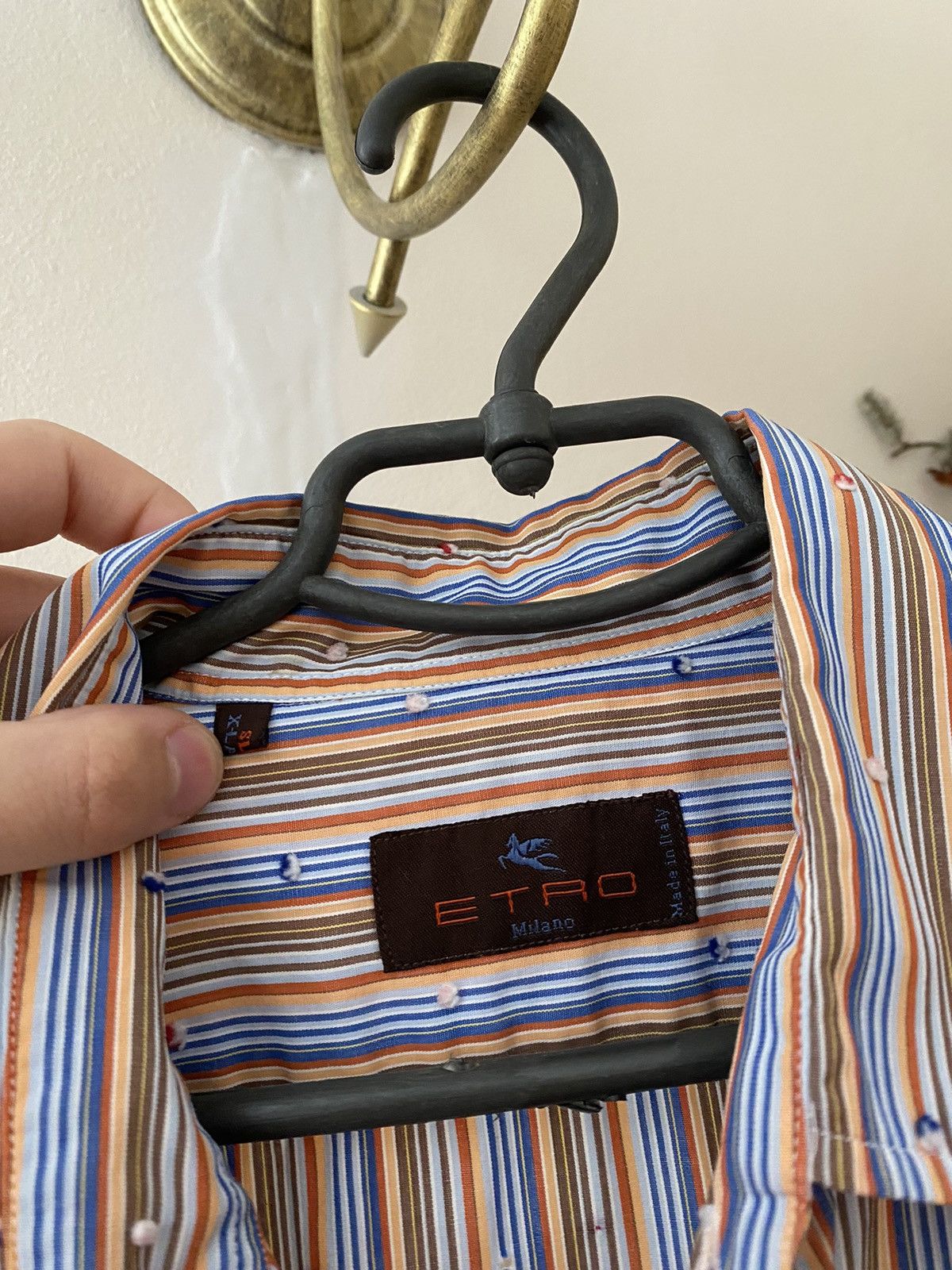 Etro × Vintage Vintage Etro Button Up Shirt Size US XL / EU 56 / 4 - 8 Thumbnail