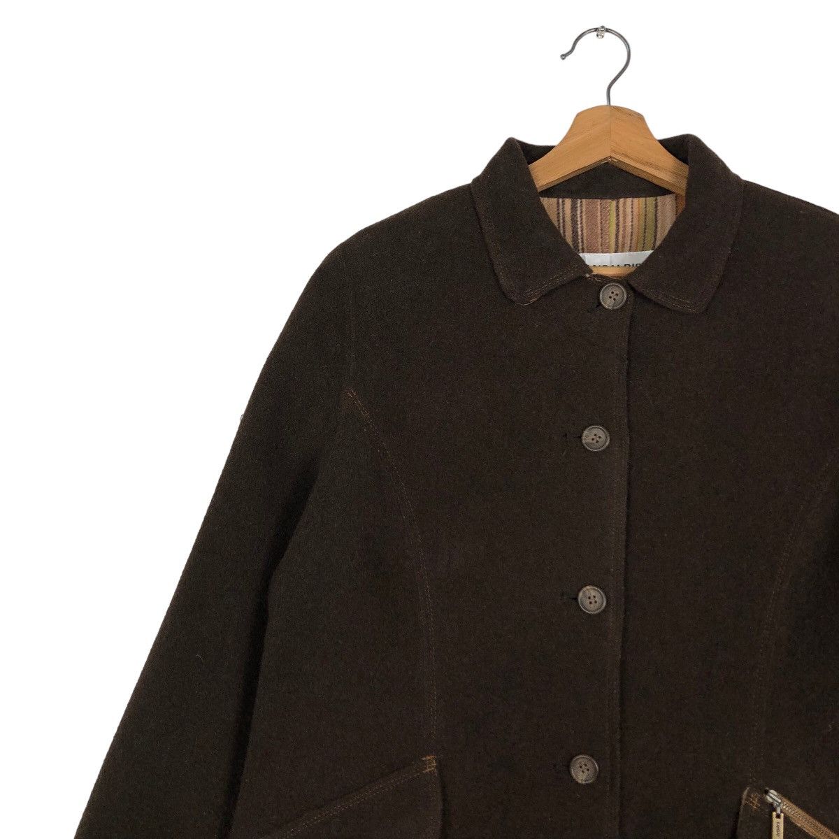 Japanese Brand 🔥Vintage Wool Chore Jacket Kansai Bis Japan Made Blanket Size US M / EU 48-50 / 2 - 7 Thumbnail
