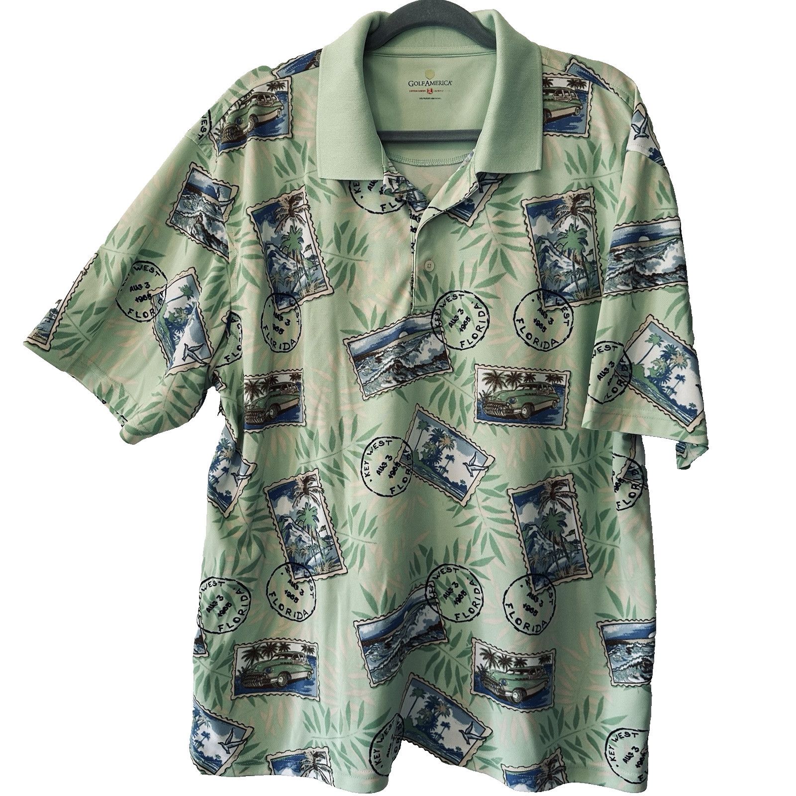 Other Golf America Polo XL Shirt, Rare Key West Aug 3,1965 Florida Size US XL / EU 56 / 4 - 1 Thumbnail