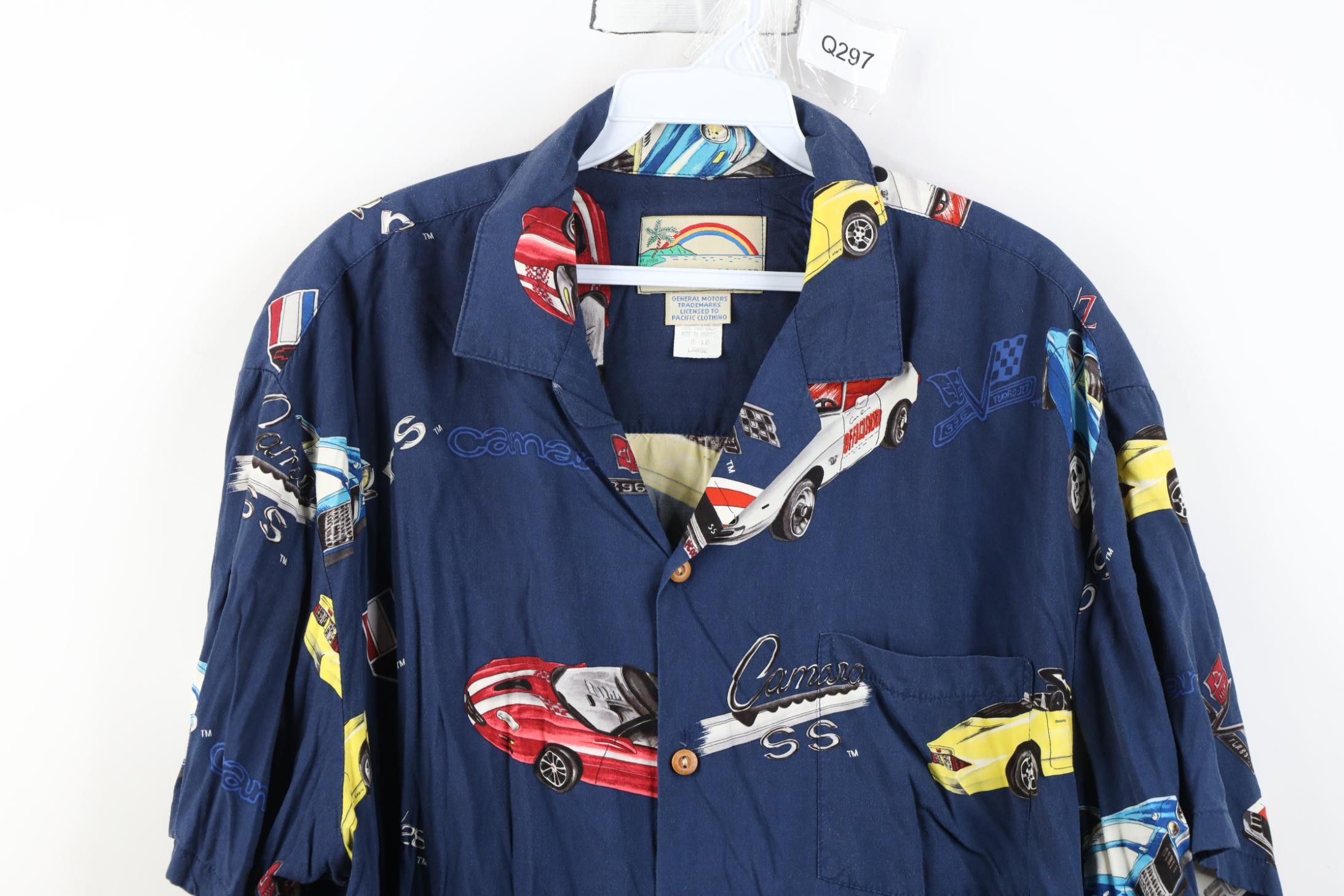 Vintage Vintage 90s Camaro All Over Print Hawaiian Button Shirt USA Size US L / EU 52-54 / 3 - 2 Thumbnail