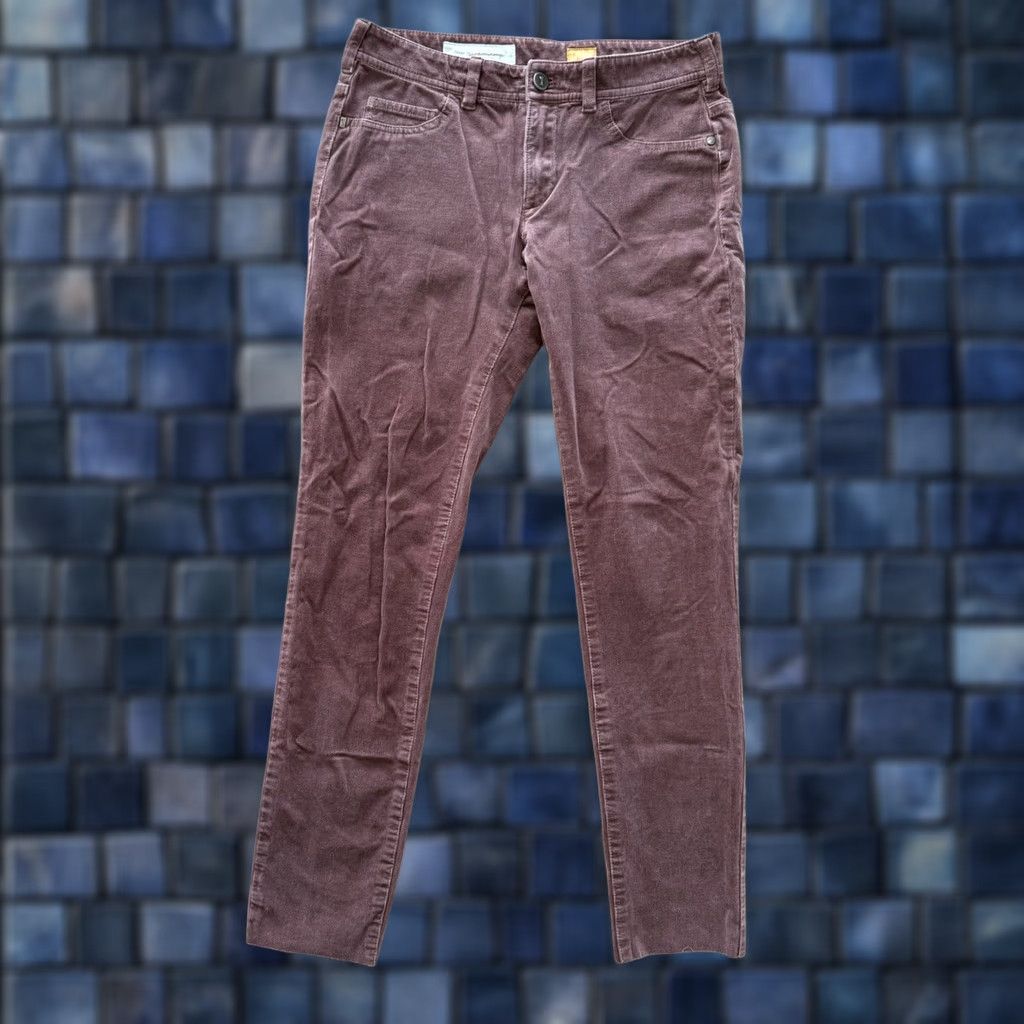 Vintage VINTAGE Pilcro & The Letterpress Corduroy Pants Corduroy Slim Womens 29x26.5 Faded Maroon 27 Skinny Inseam 26.5 Heels, Logo Size 27" / US 4 / IT 40 - 1 Thumbnail