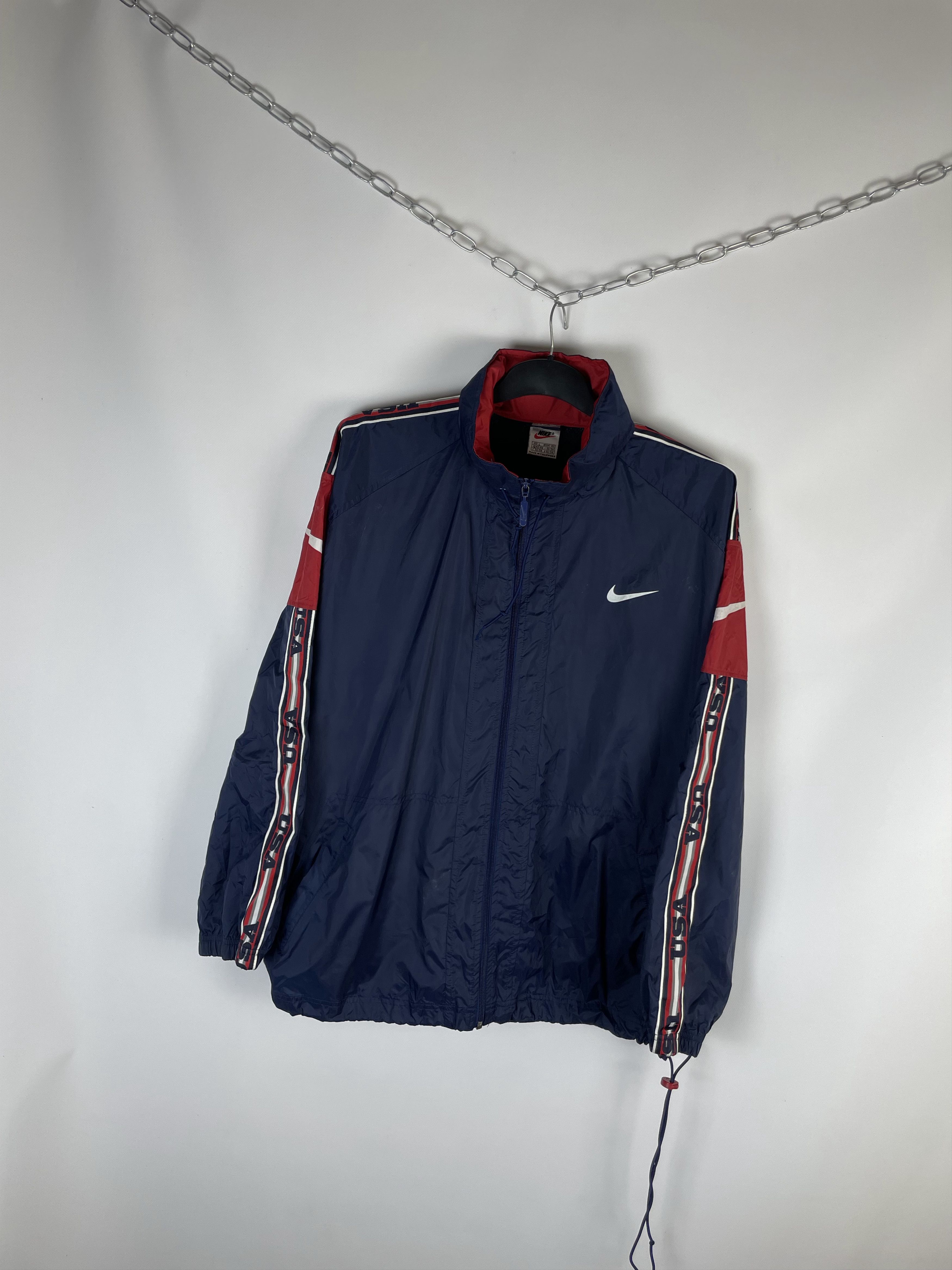 Nike Vintage Nike USA Jacket 90s jacket Size US L / EU 52-54 / 3 - 2 Thumbnail