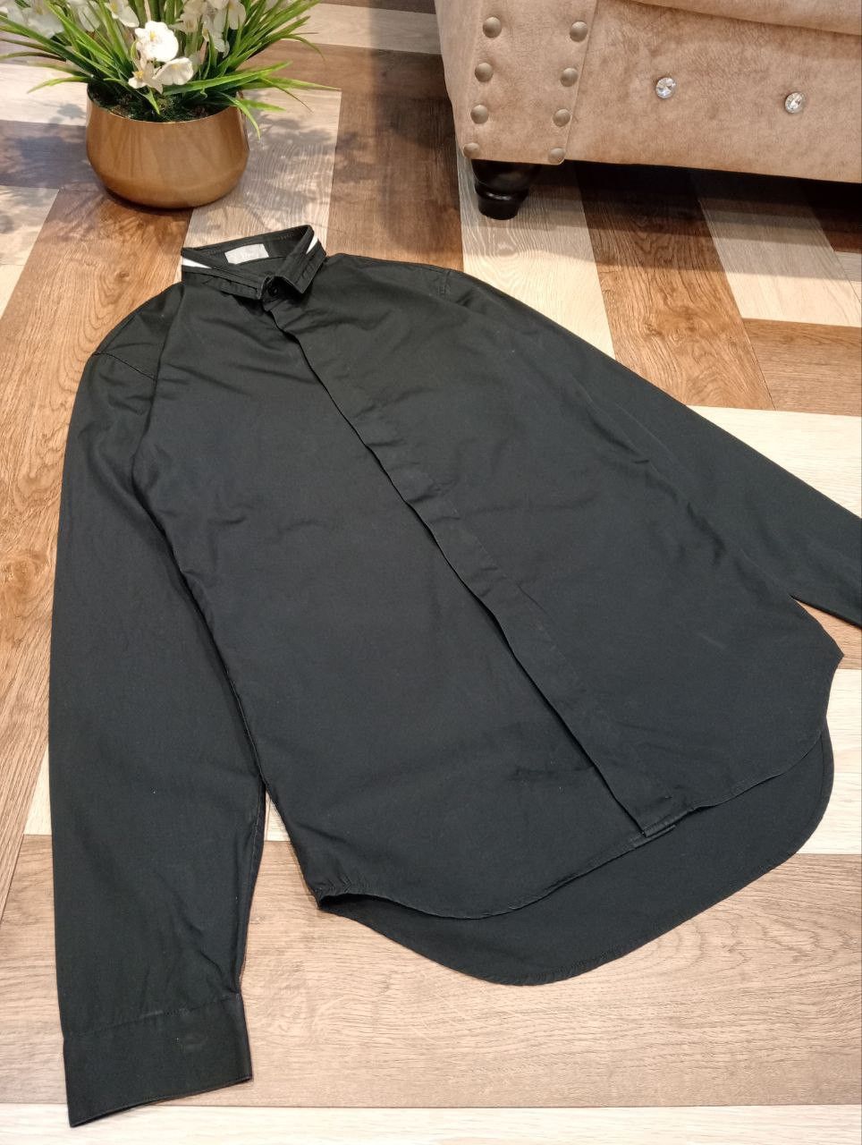 Dior LUXURY DIOR BLACK L/S SHIRT SIZE 37 Size US S / EU 44-46 / 1 - 3 Thumbnail
