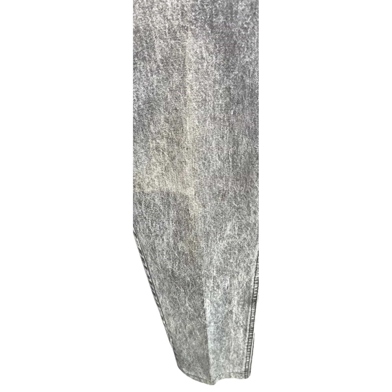 Denime VINTAGE Brittania Jeans Mens 30x30 Gray Denim Straight Leg Stone Wash 5-Pocket Design Regular Rise Mens Jeans 80s 90s Grunge Outdoor USA Rails Size US 30 / EU 46 - 6 Thumbnail