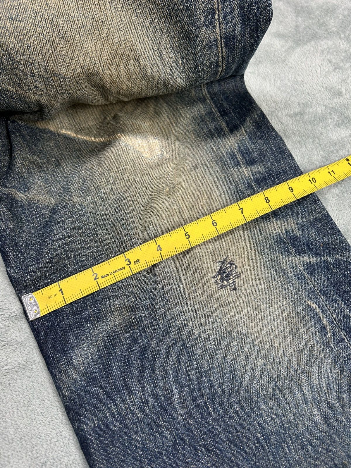 Japanese Brand Vintage Evis Distressed Denim Jeans Size US 32 / EU 48 - 20 Thumbnail