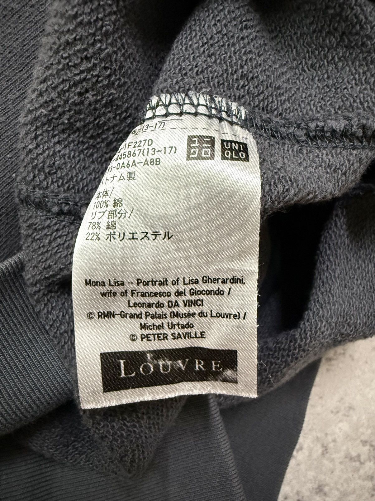 Uniqlo UNIQLO MUSEE DU LOURVE X PETER SAVILE POTRAITLISA SWEATSHIRT Size US XL / EU 56 / 4 - 9 Thumbnail
