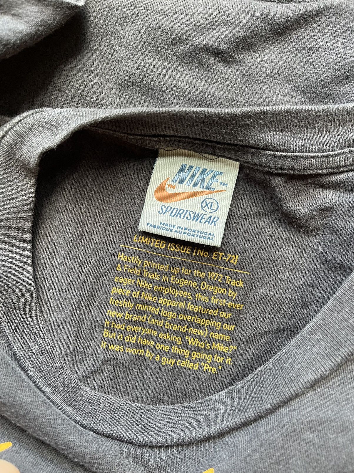 Nike × Vintage 90’s Nike Limited Issue Eugene Trials Vintage big logo Size US XL / EU 56 / 4 - 8 Thumbnail