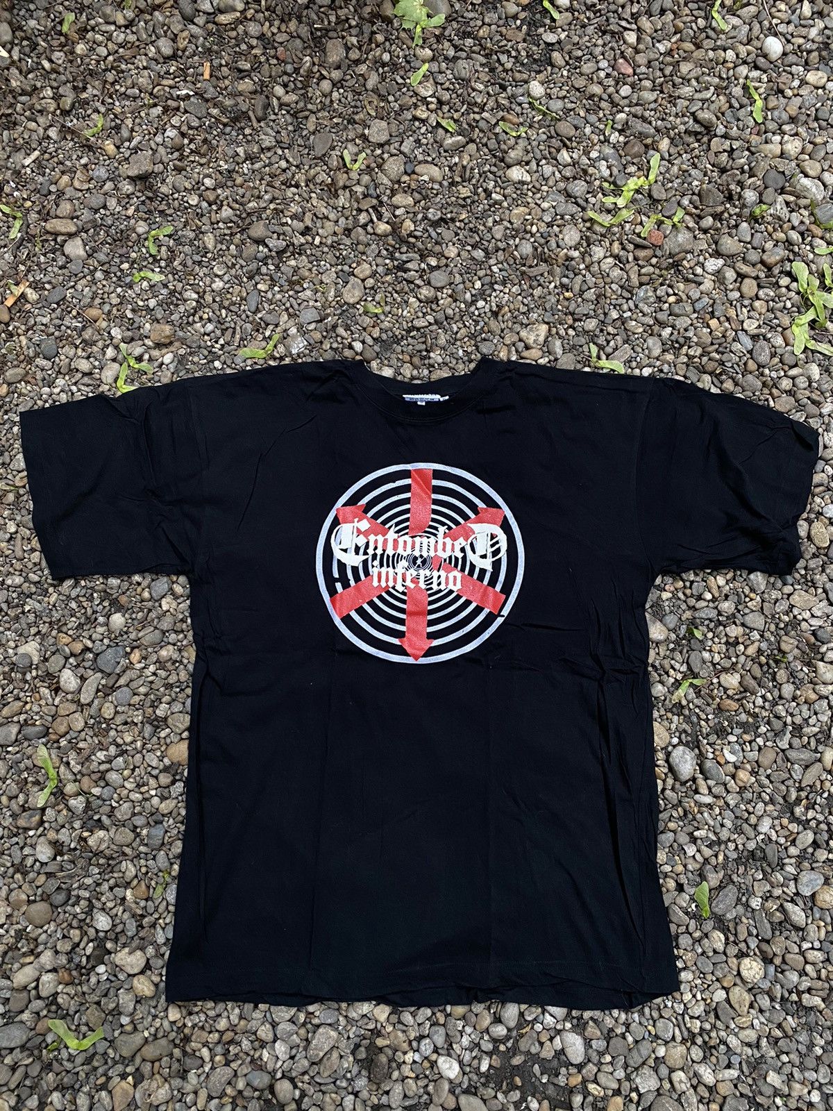 Band Tees × Vintage Vintage 90s Entombed Satan Lovers Unite Size US XL / EU 56 / 4 - 1 Thumbnail