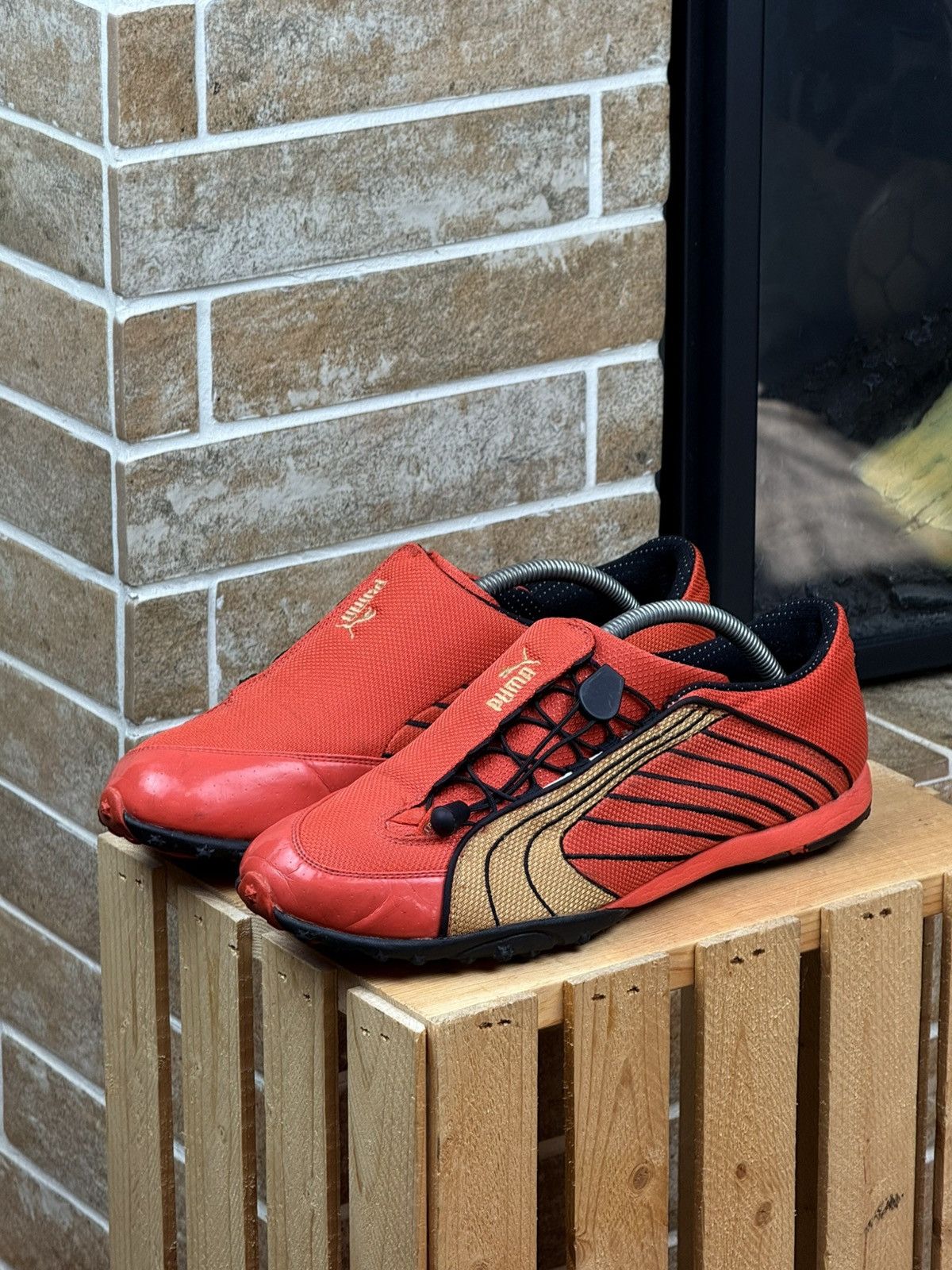 Puma Vintage Puma Speed Cat Orange Light Sneakers Size US 10 / EU 43 - 2 Thumbnail