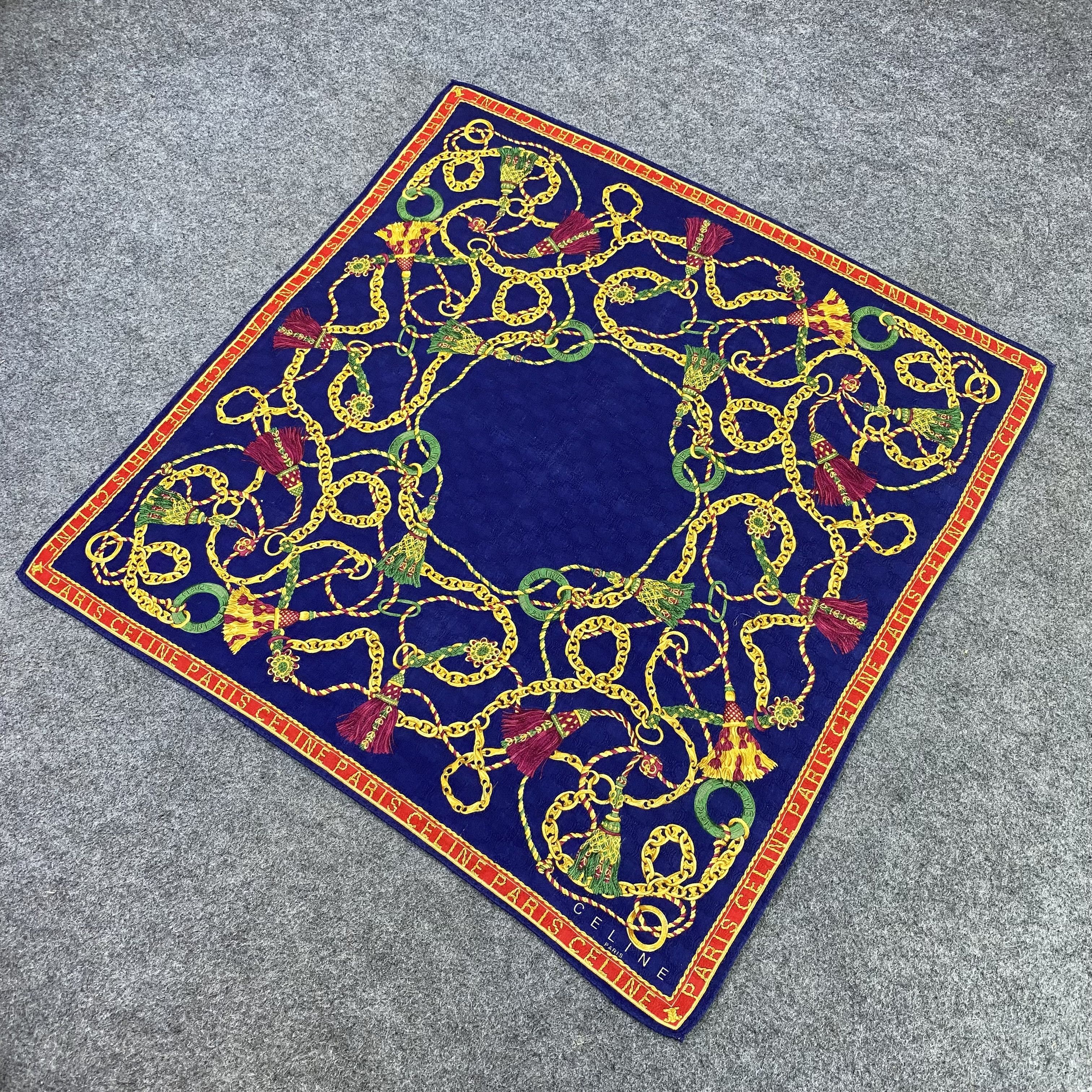 Celine Celine Handkerchief Neckerchief Bandana-B1729 Size ONE SIZE - 4 Thumbnail