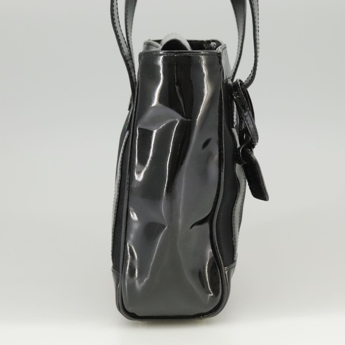 Gucci GUCCI Hand Bag Enamel Black Size ONE SIZE - 4 Thumbnail