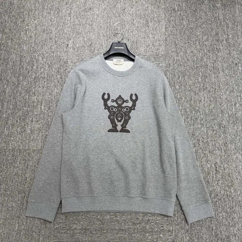 Hermes Hermes Robot Print Sweatshirt. Size US XL / EU 56 / 4 - 1 Thumbnail